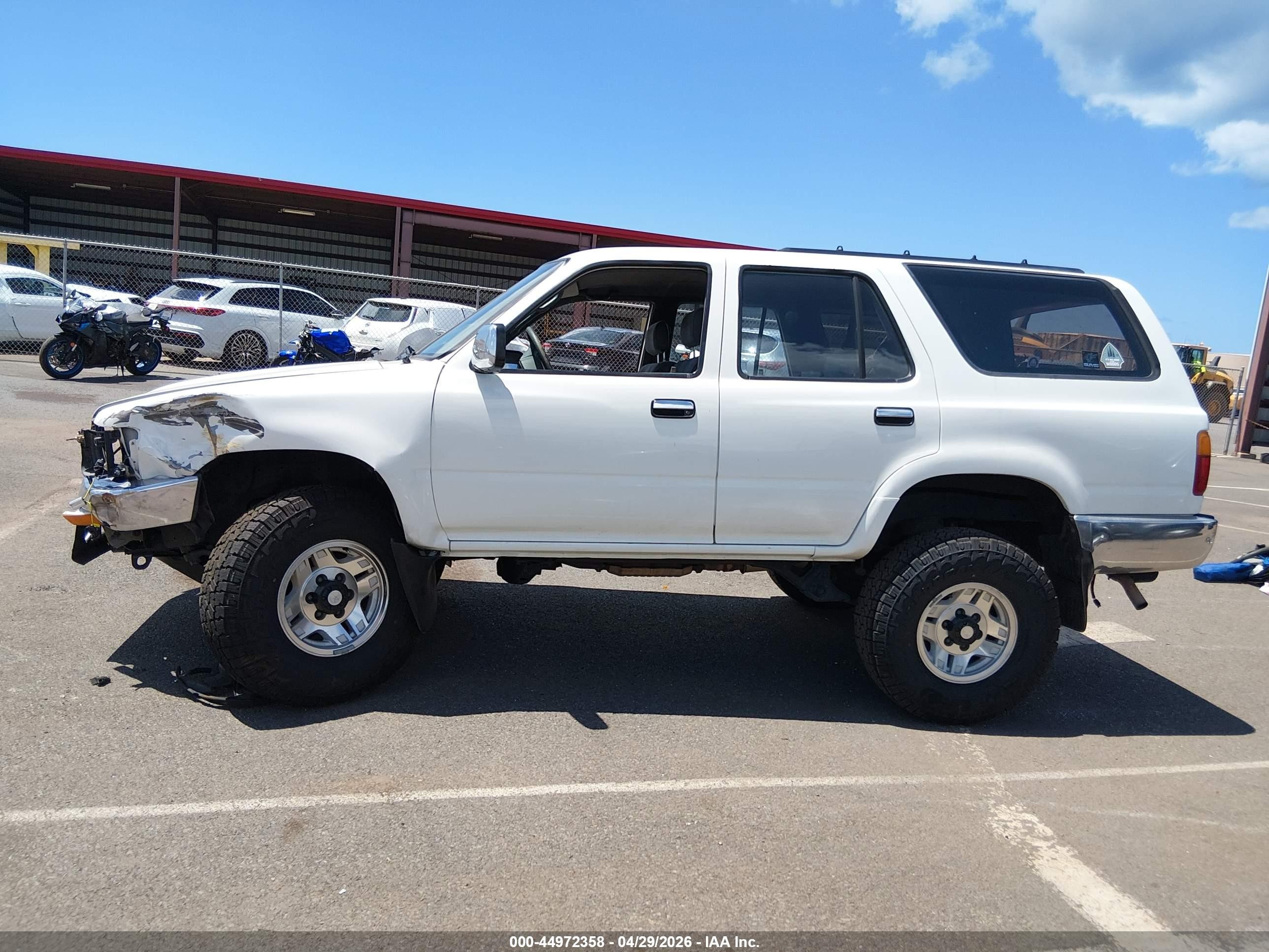 1993 Toyota 4runner Vn39 Sr5 White vin: JT3VN39W2P0127380