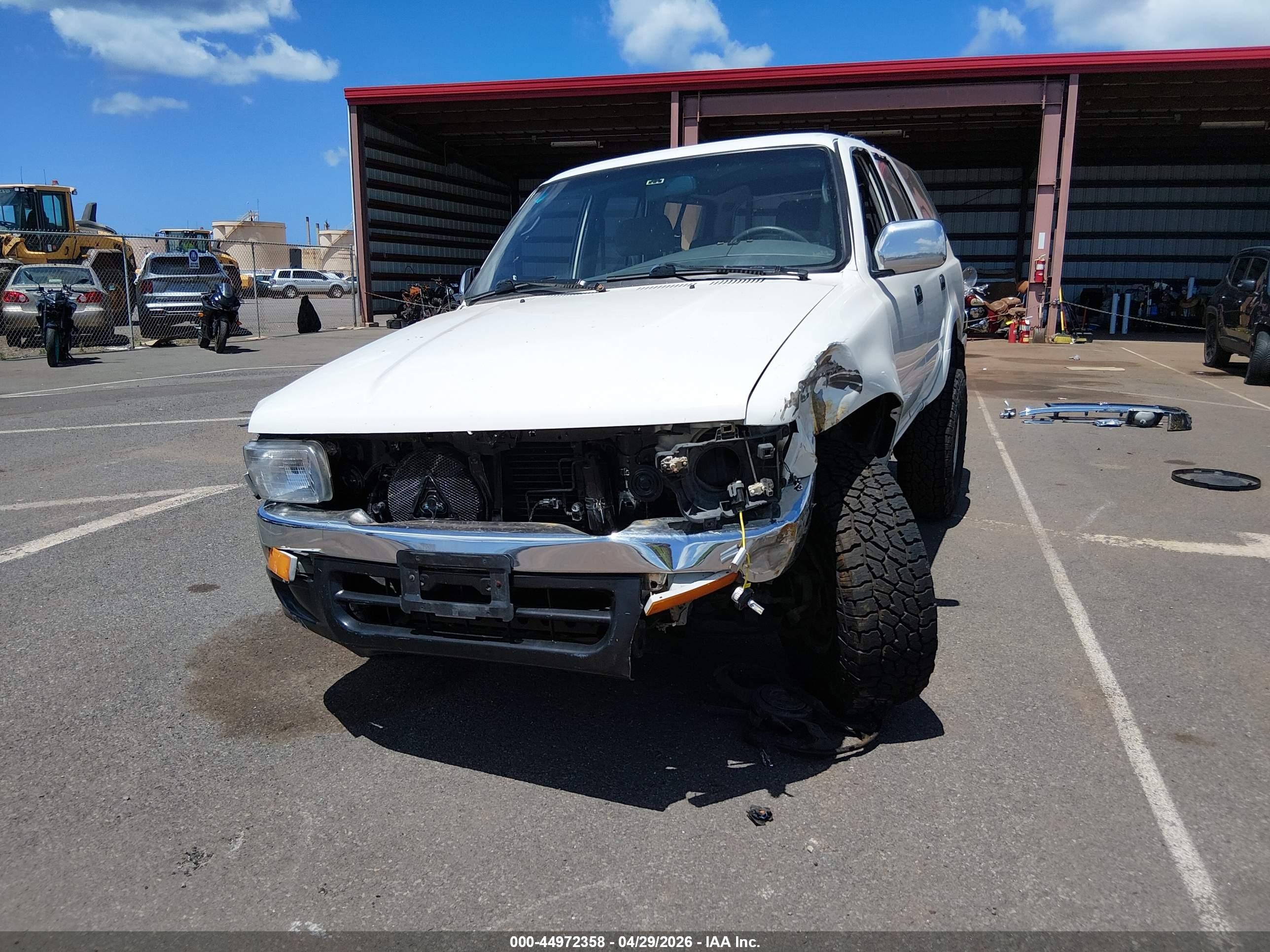 1993 Toyota 4runner Vn39 Sr5 White vin: JT3VN39W2P0127380