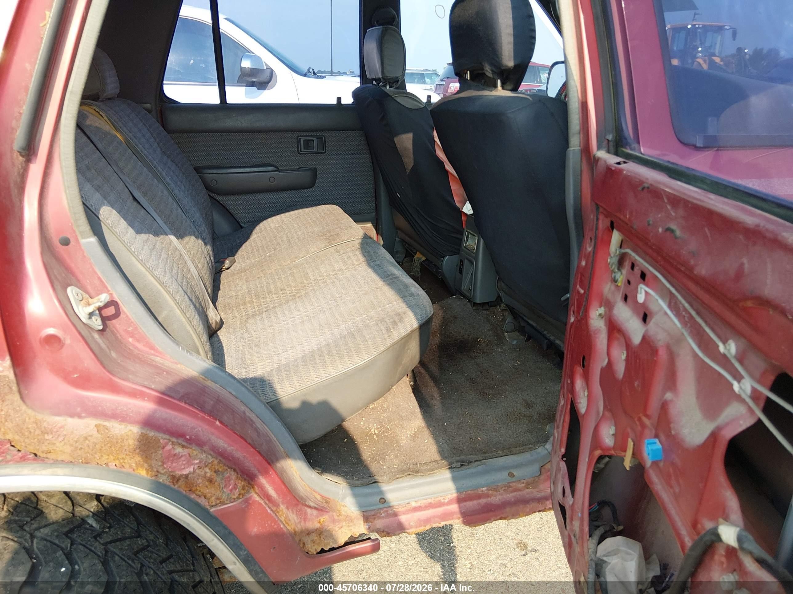 1994 Toyota 4runner Vn39 Sr5 Red vin: JT3VN39W2R8057156