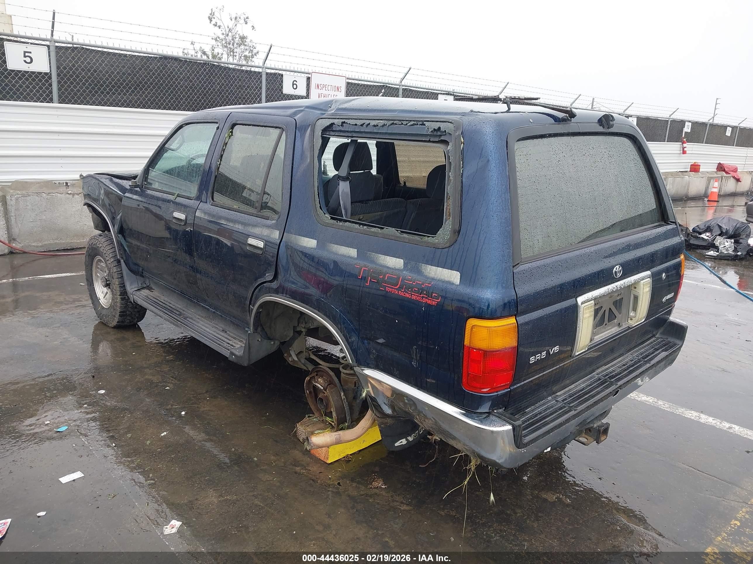1992 Toyota 4runner Vn39 Sr5 Dark Blue vin: JT3VN39W4N0092404