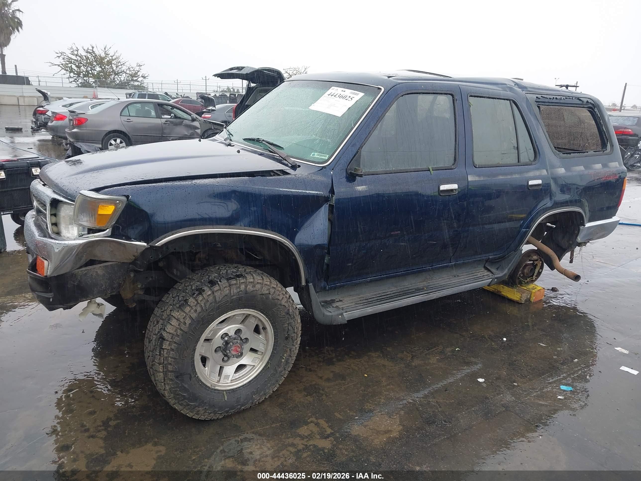 1992 Toyota 4runner Vn39 Sr5 Dark Blue vin: JT3VN39W4N0092404