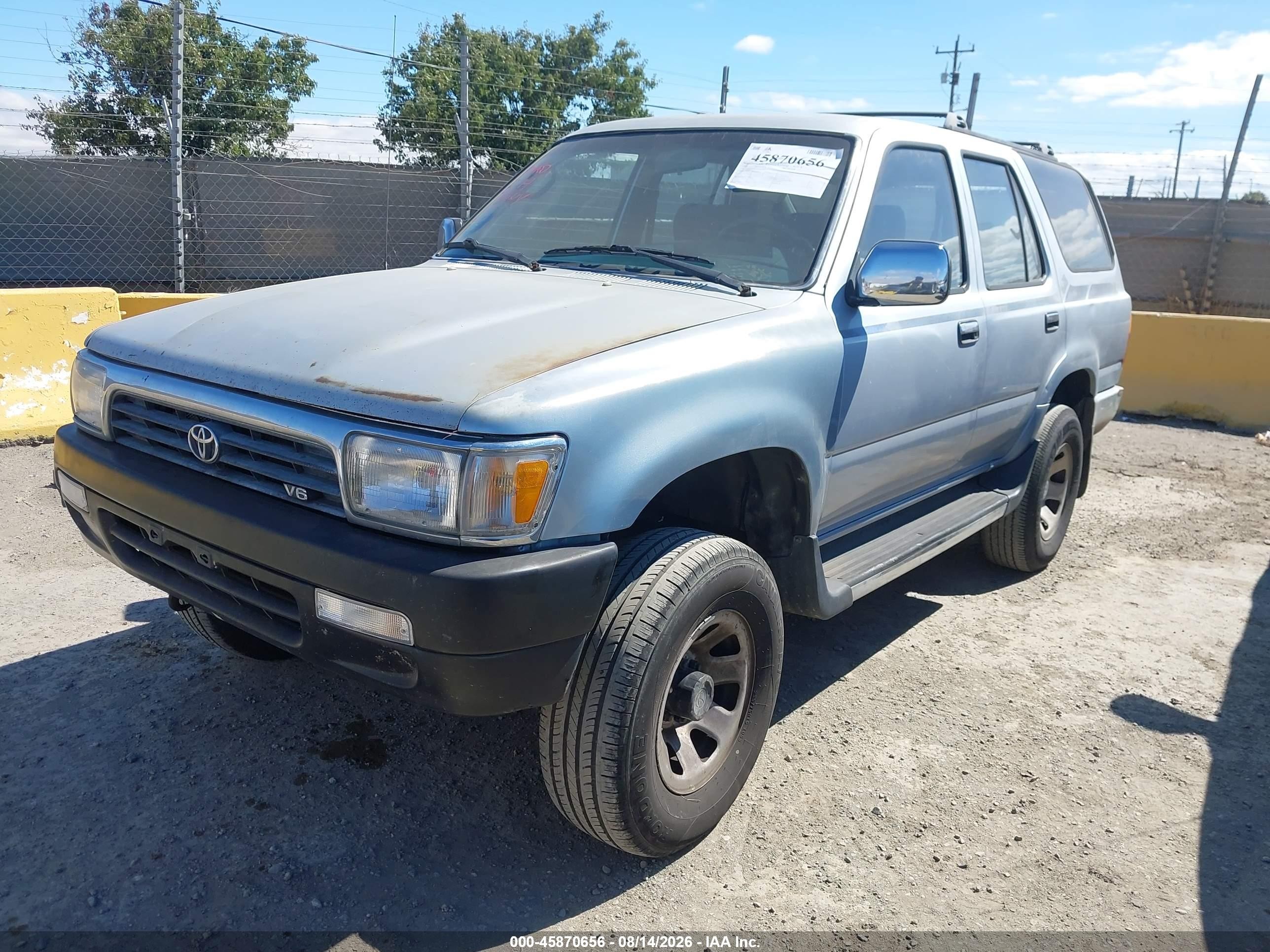 1994 Toyota 4runner Vn39 Sr5 Light Blue vin: JT3VN39W4R0161517