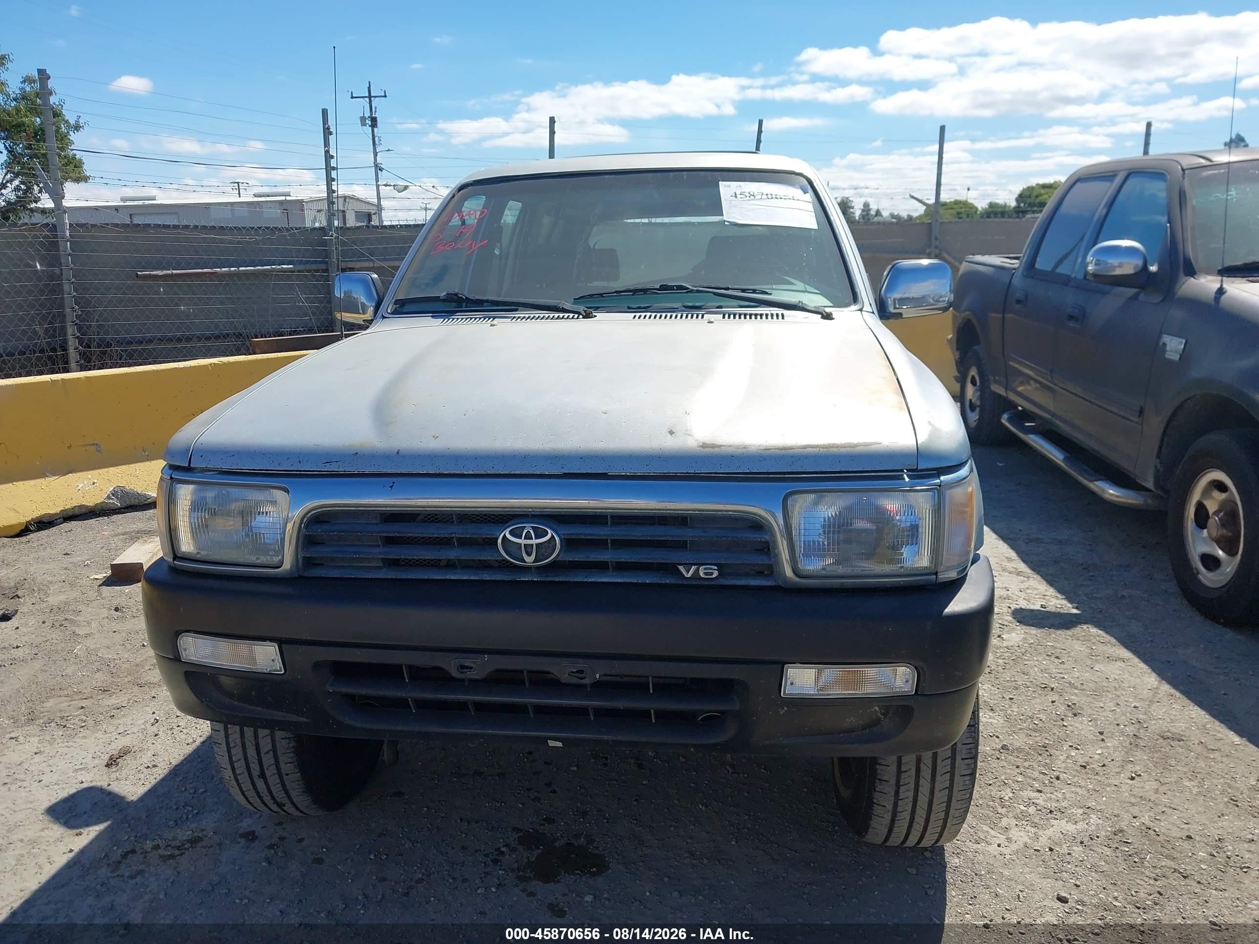1994 Toyota 4runner Vn39 Sr5 Light Blue vin: JT3VN39W4R0161517