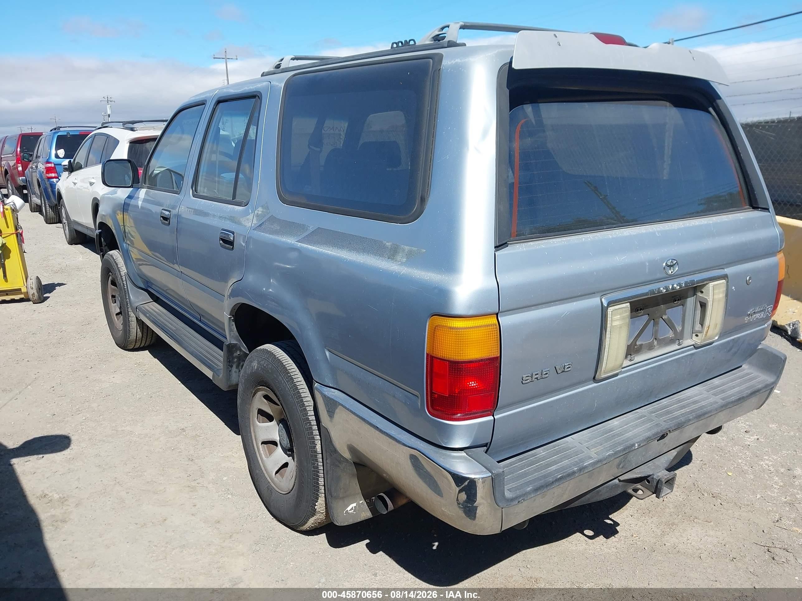 1994 Toyota 4runner Vn39 Sr5 Light Blue vin: JT3VN39W4R0161517