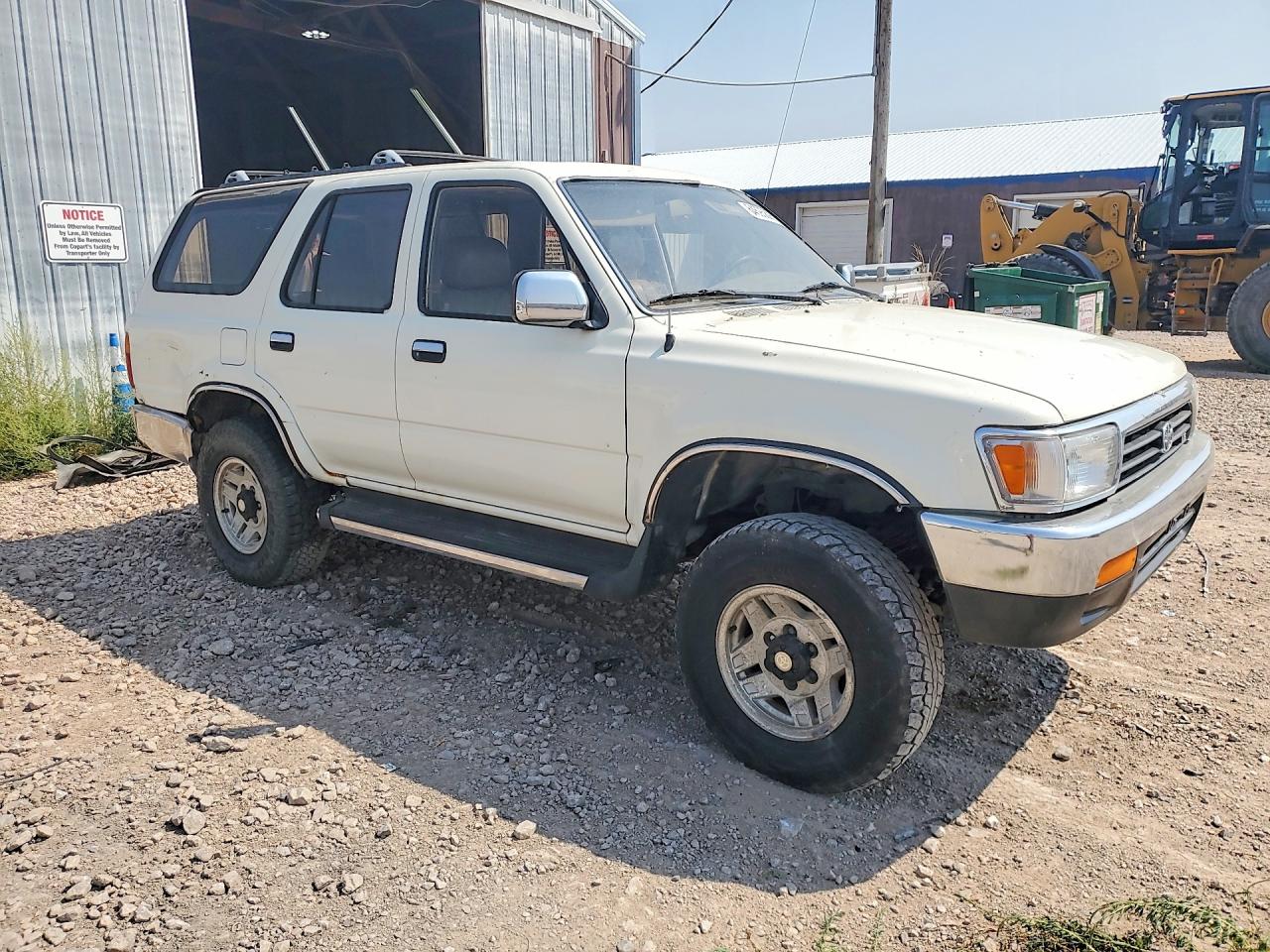 1995 Toyota 4runner Sr5 V6 White vin: JT3VN39W4S0171406