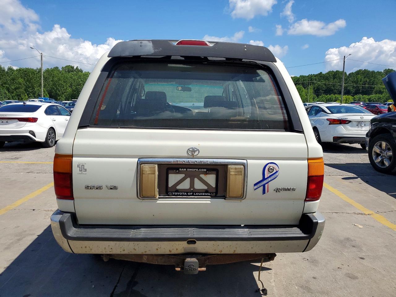 1995 Toyota 4runner Vn39 Sr5 White vin: JT3VN39W4S0219082