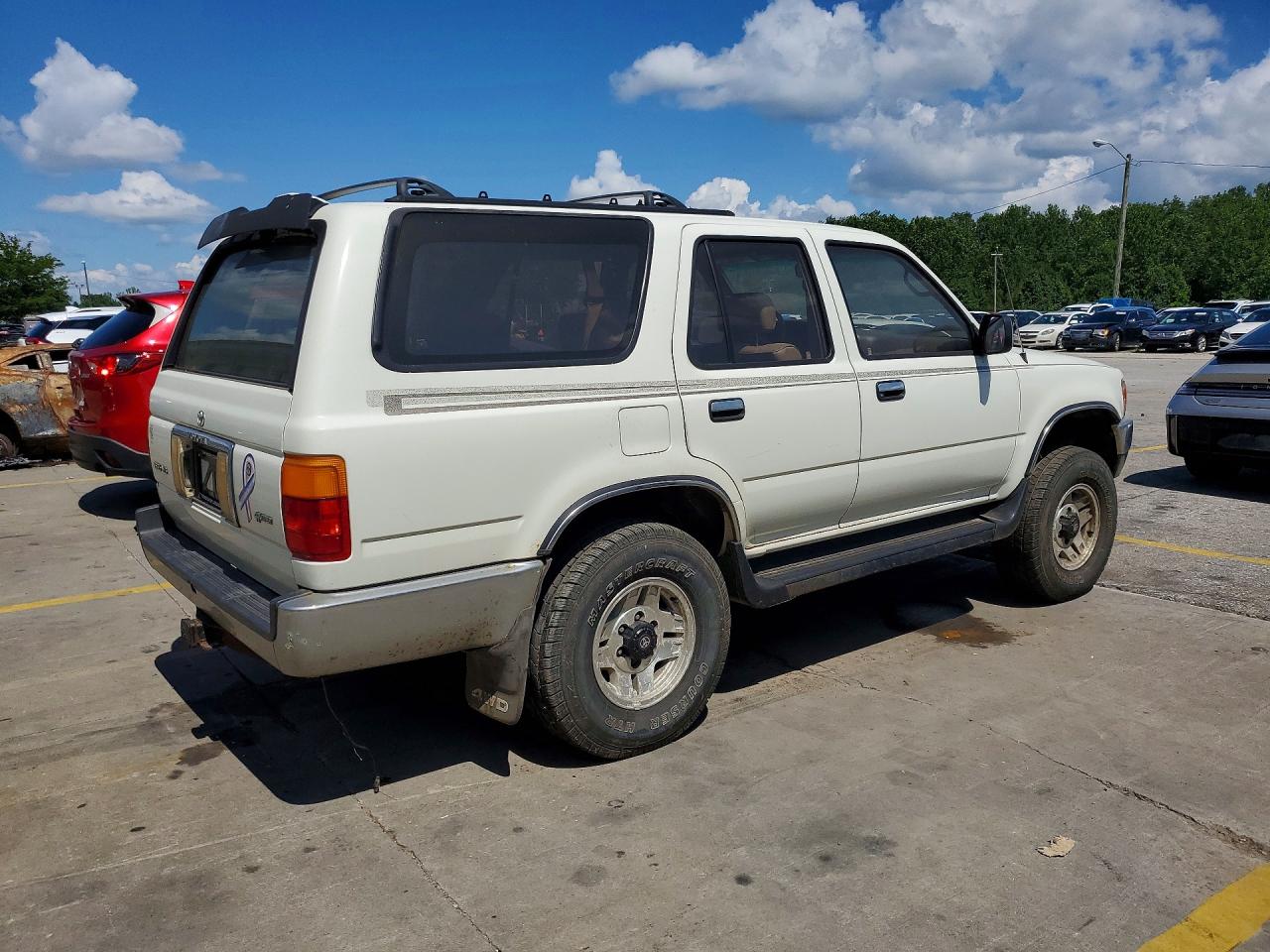 1995 Toyota 4runner Vn39 Sr5 White vin: JT3VN39W4S0219082