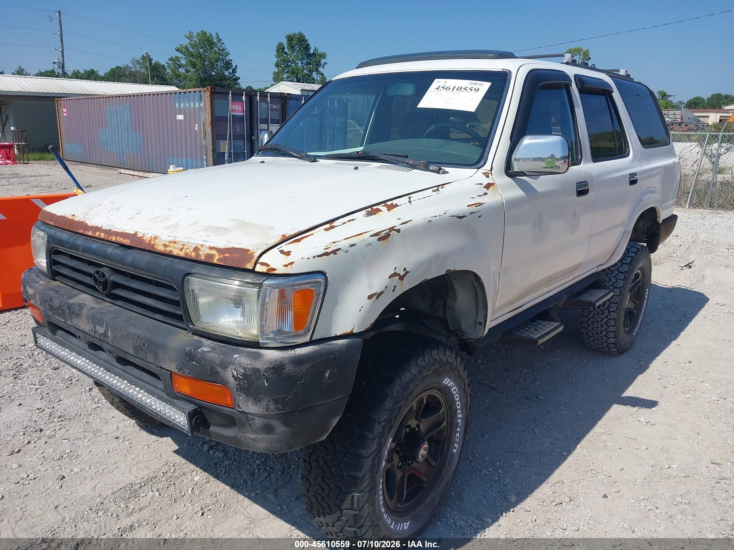 1995 Toyota 4runner Vn39 Sr5 Белый vin: JT3VN39W4S8079262