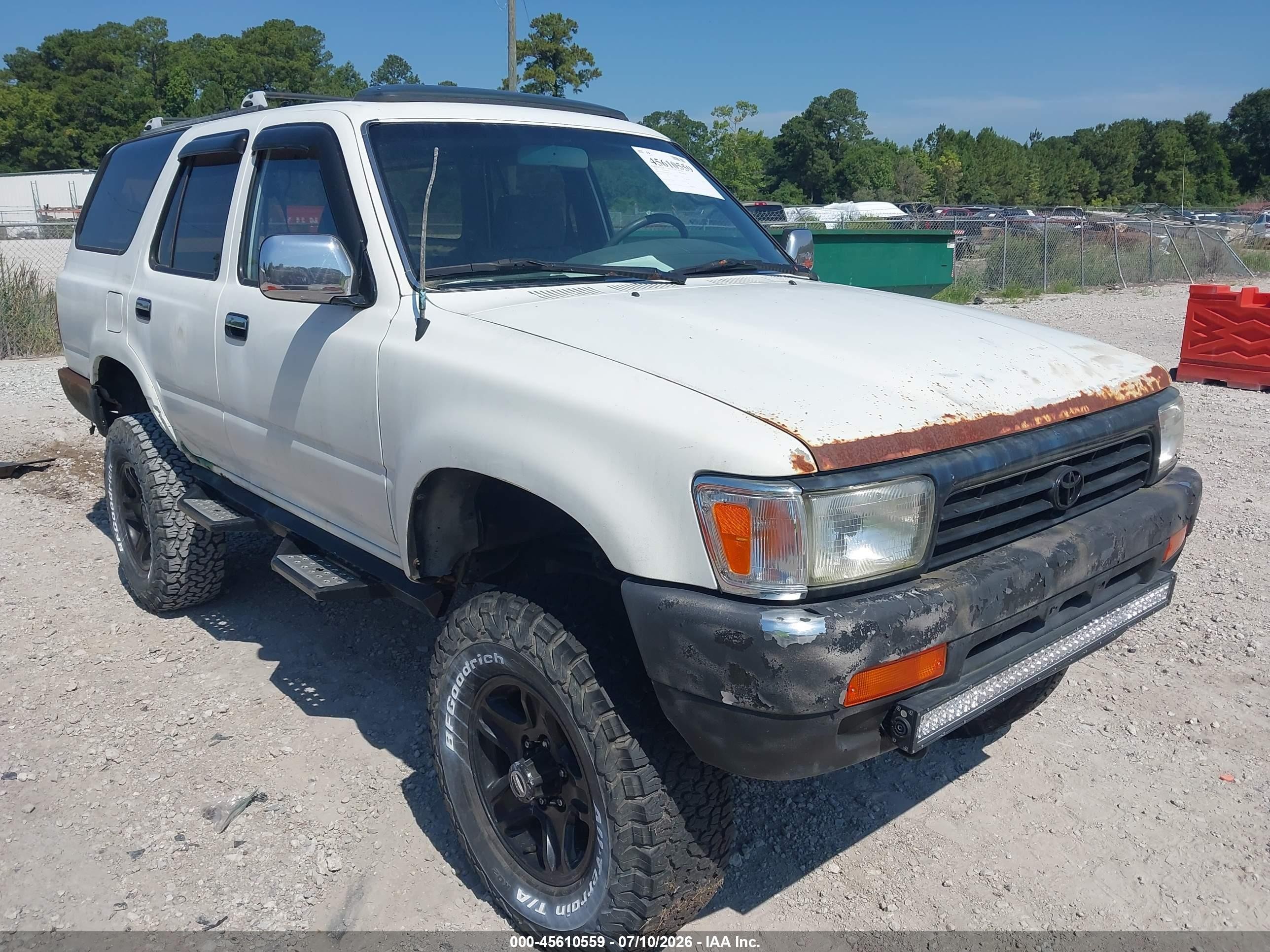 1995 Toyota 4runner Vn39 Sr5 Белый vin: JT3VN39W4S8079262