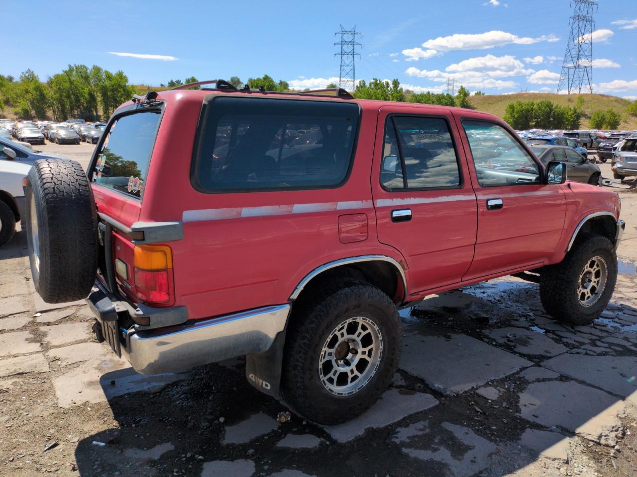 1991 Toyota 4runner Vn39 Sr5 Red vin: JT3VN39W5M0071043