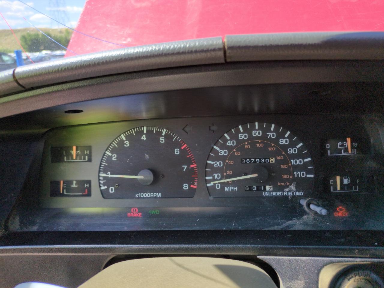 1991 Toyota 4runner Vn39 Sr5 Red vin: JT3VN39W5M0071043