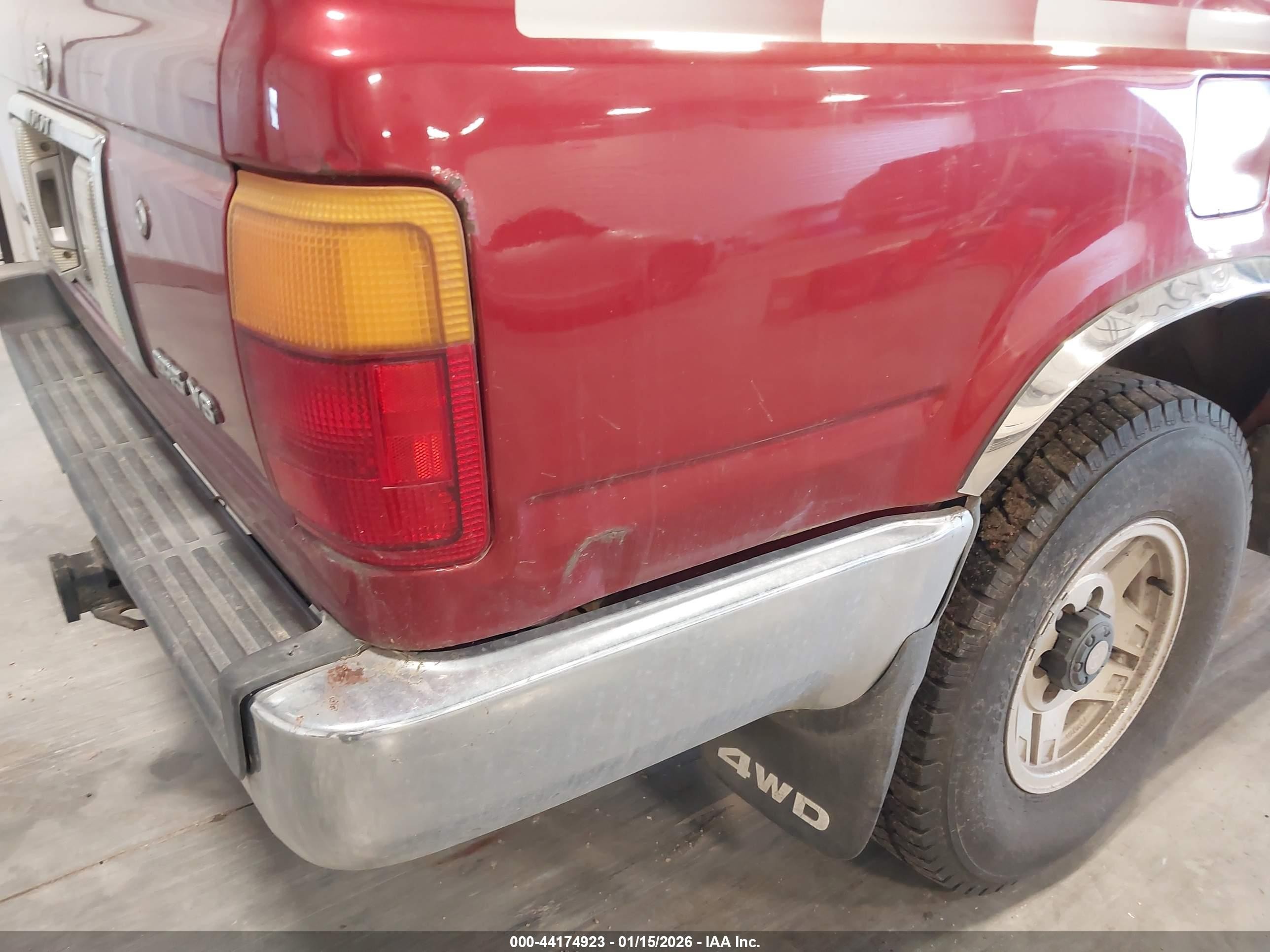 1992 Toyota 4runner Vn39 Sr5 Красный vin: JT3VN39W6N8042475