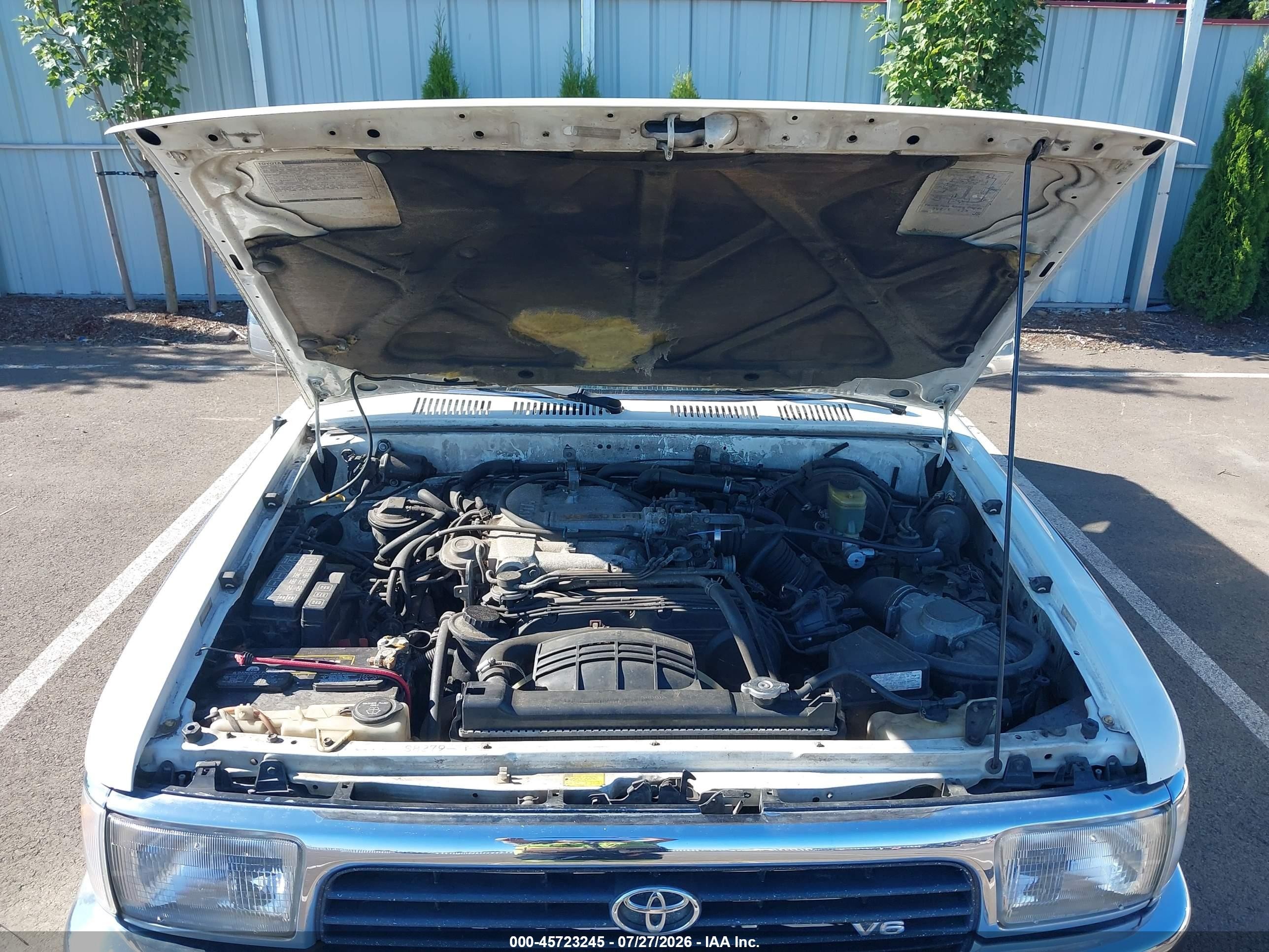 1993 Toyota 4runner Vn39 Sr5 White vin: JT3VN39W6P0102479