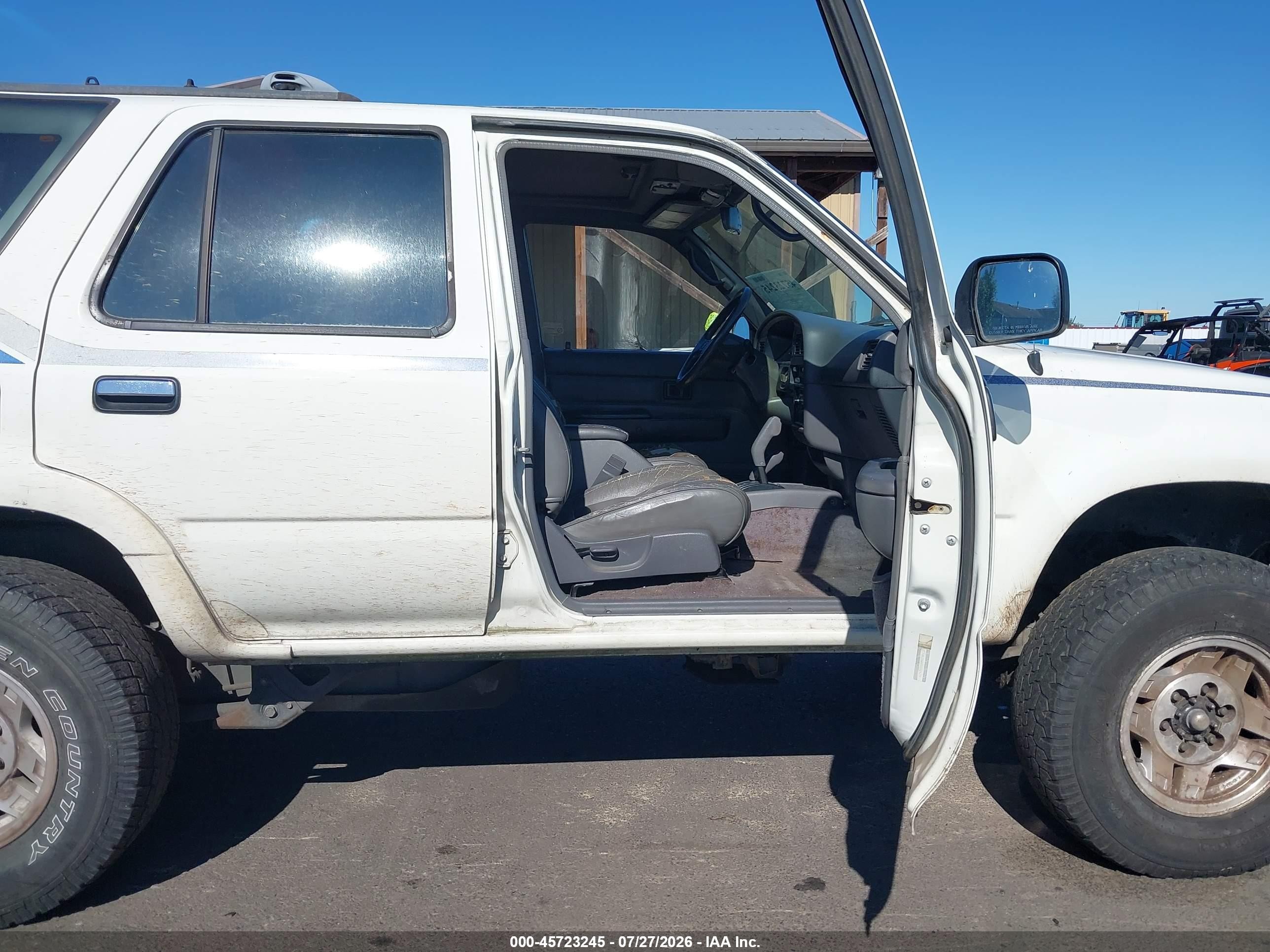 1993 Toyota 4runner Vn39 Sr5 White vin: JT3VN39W6P0102479