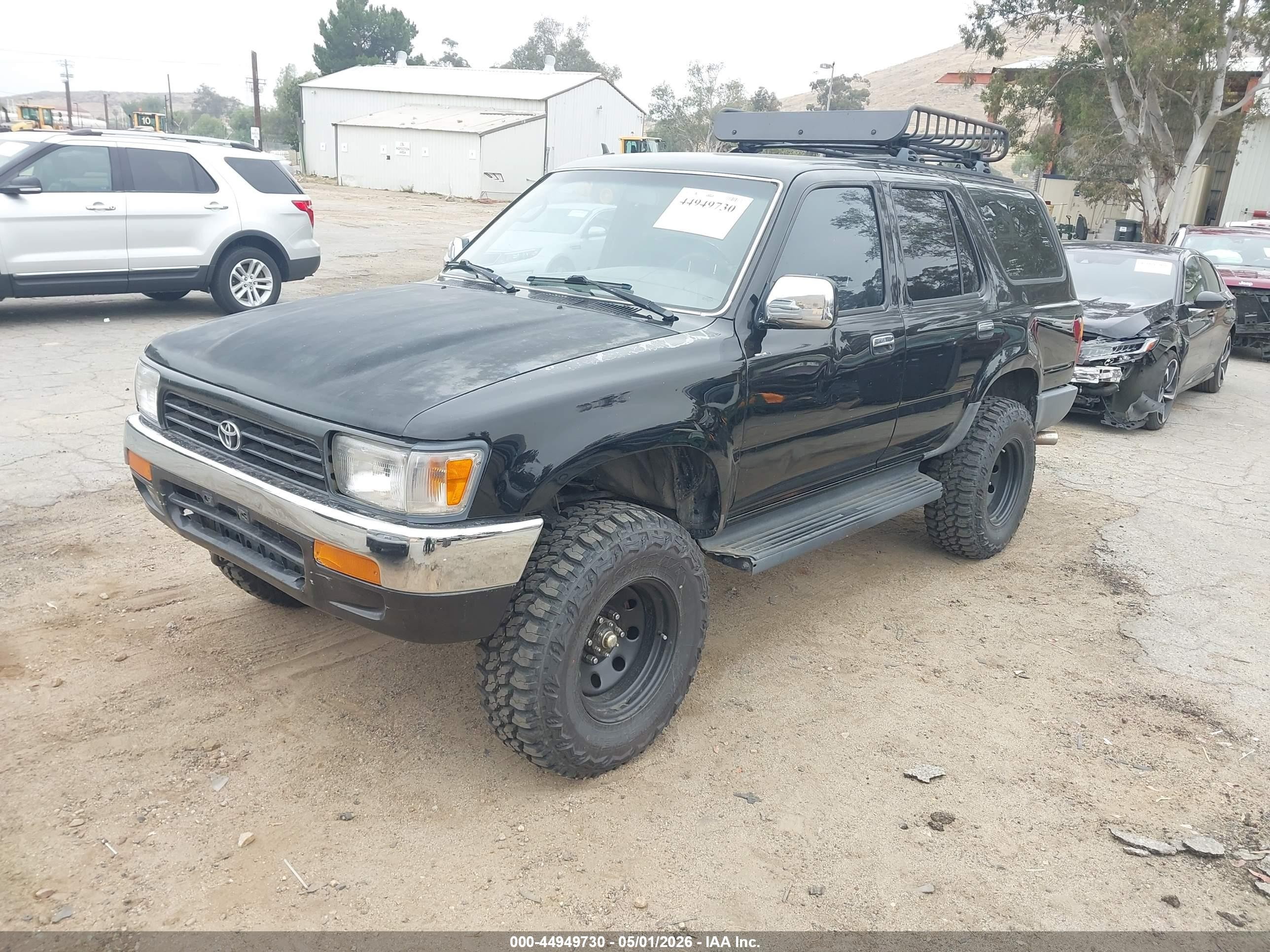1993 Toyota 4runner Vn39 Sr5 Black vin: JT3VN39W6P0128158