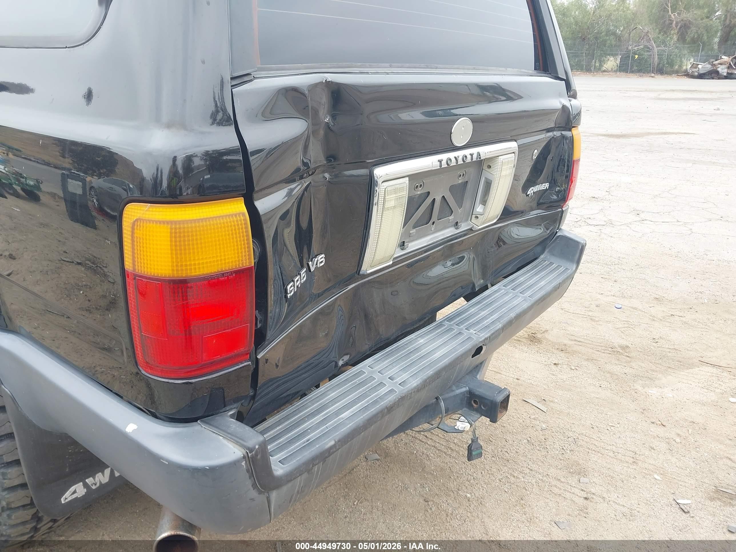 1993 Toyota 4runner Vn39 Sr5 Black vin: JT3VN39W6P0128158