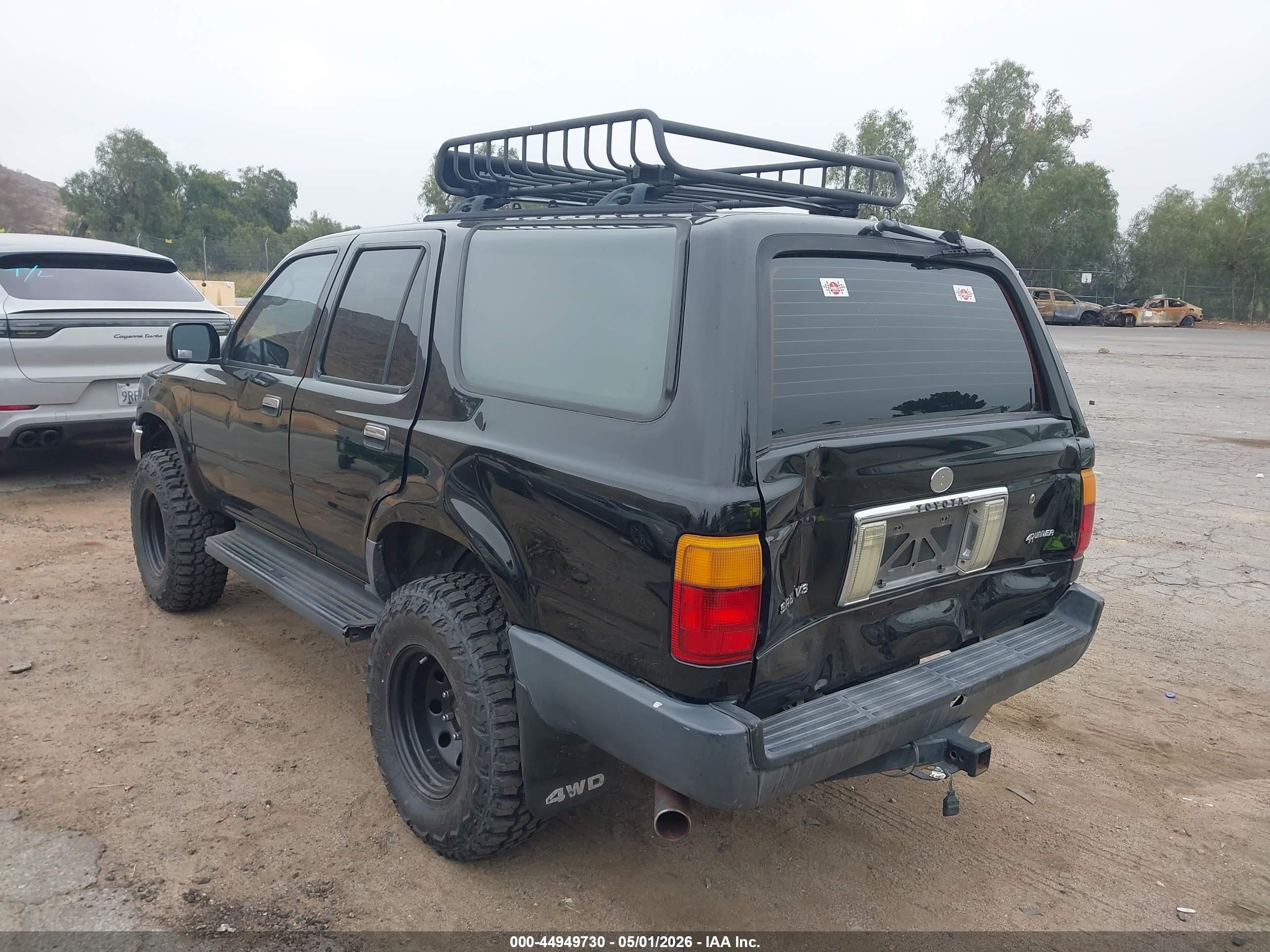 1993 Toyota 4runner Vn39 Sr5 Black vin: JT3VN39W6P0128158