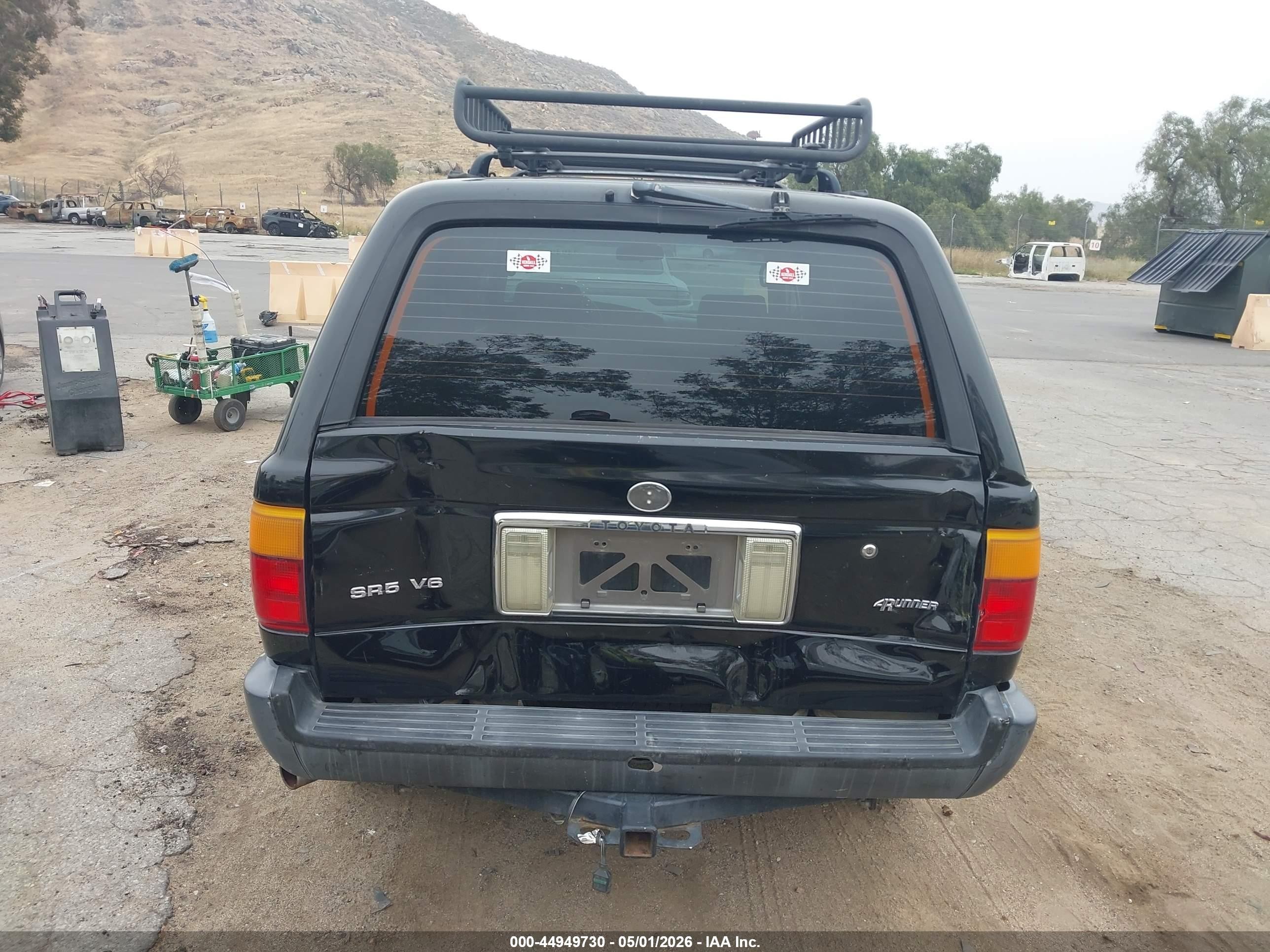 1993 Toyota 4runner Vn39 Sr5 Black vin: JT3VN39W6P0128158