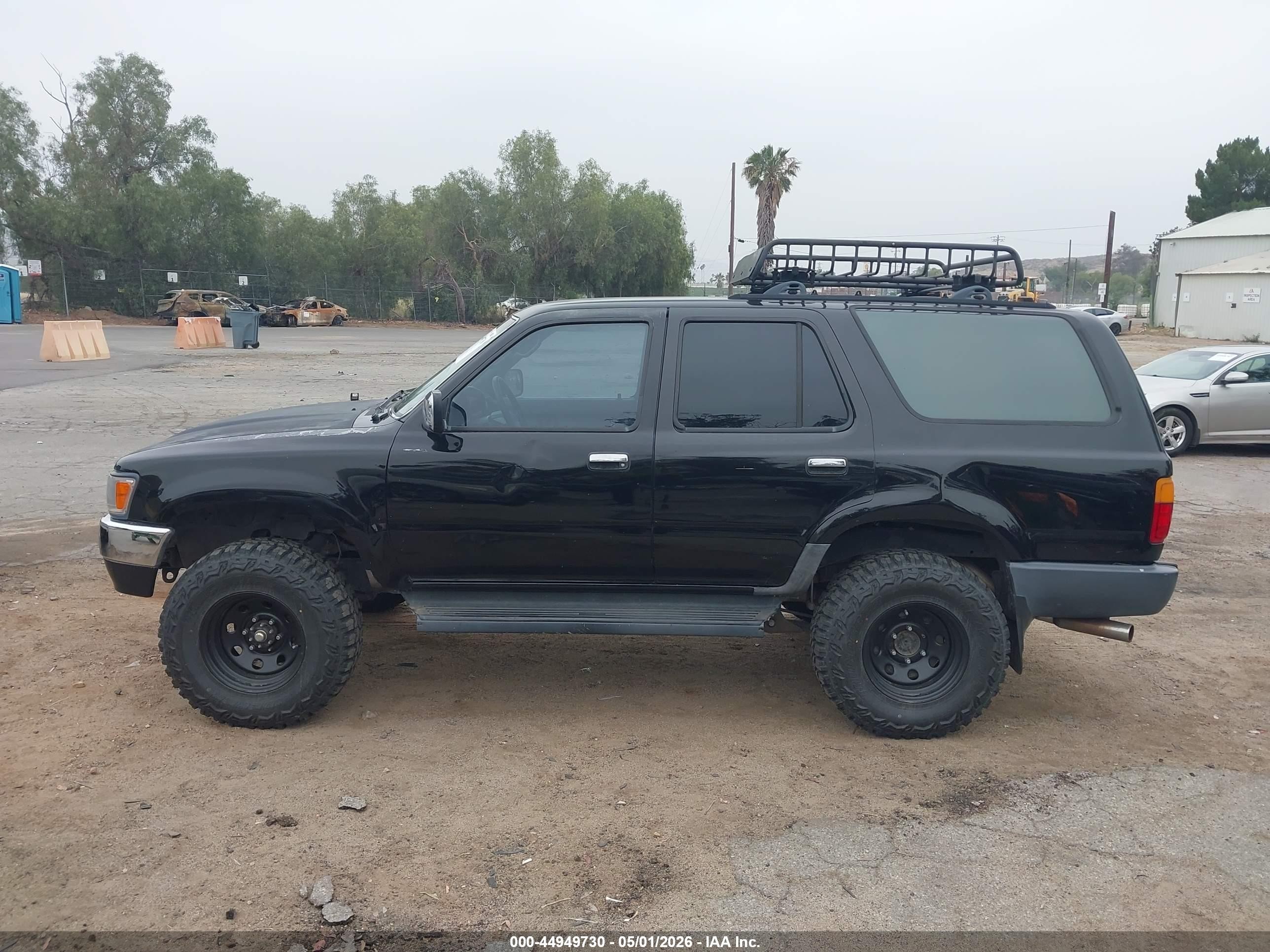 1993 Toyota 4runner Vn39 Sr5 Black vin: JT3VN39W6P0128158