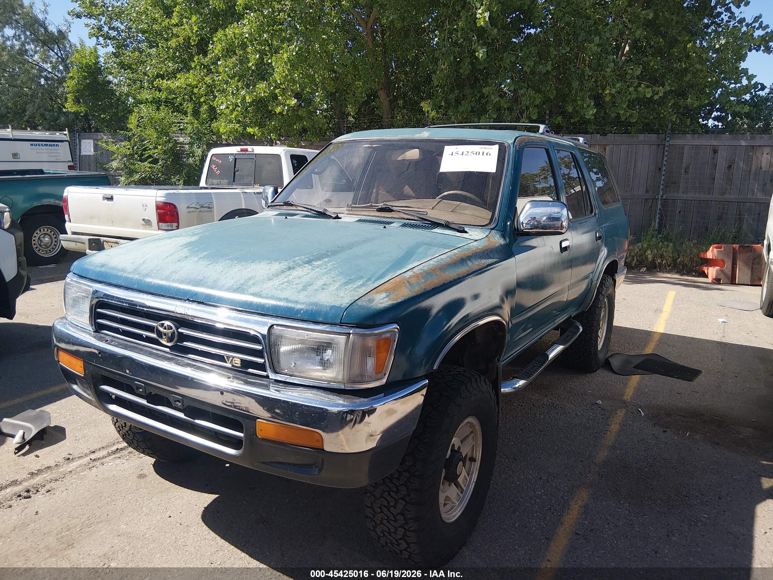 1994 Toyota 4runner Vn39 Sr5 Green vin: JT3VN39W6R8066619