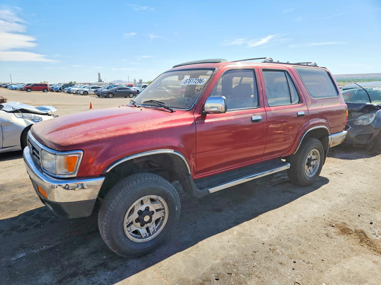 1994 Toyota 4runner Vn39 Sr5 Бордовый vin: JT3VN39W6R8068502