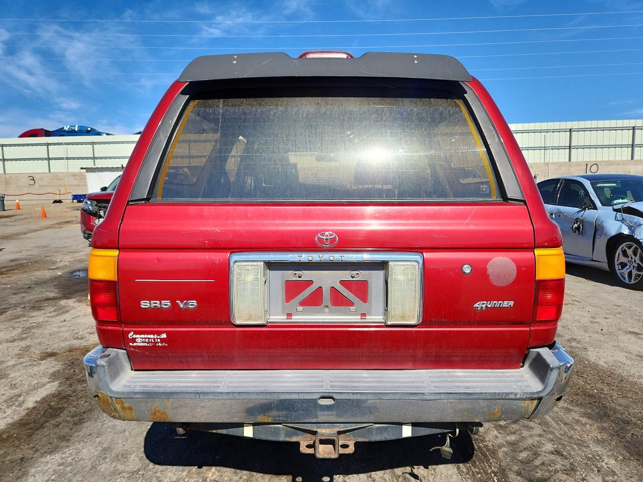1994 Toyota 4runner Vn39 Sr5 Бордовый vin: JT3VN39W6R8068502