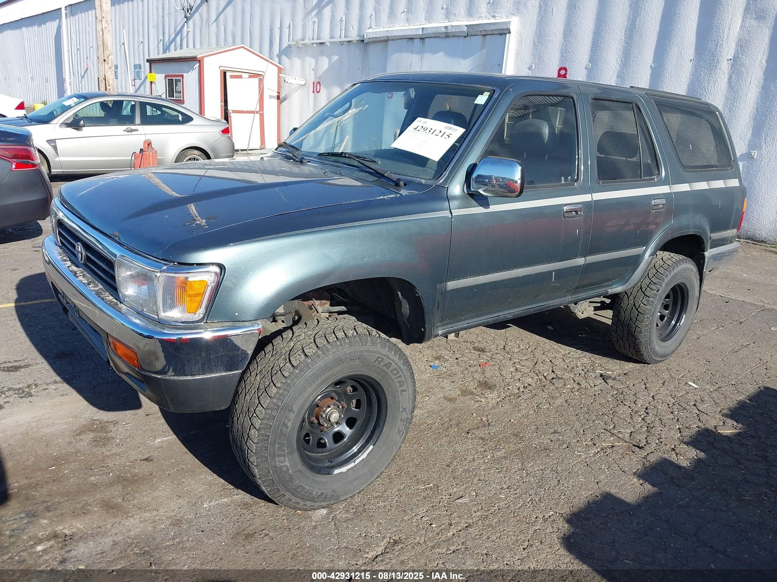 1992 Toyota 4runner Vn39 Sr5 Green vin: JT3VN39W7N8051024