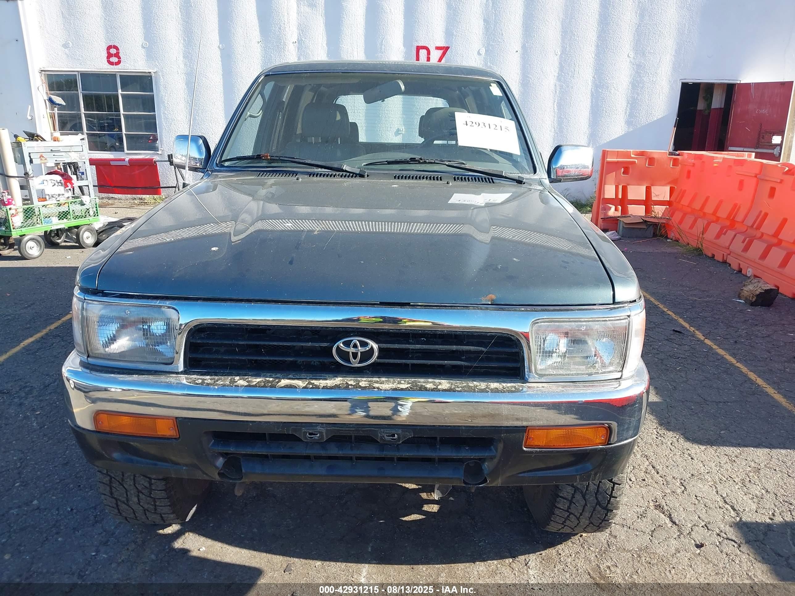 1992 Toyota 4runner Vn39 Sr5 Green vin: JT3VN39W7N8051024