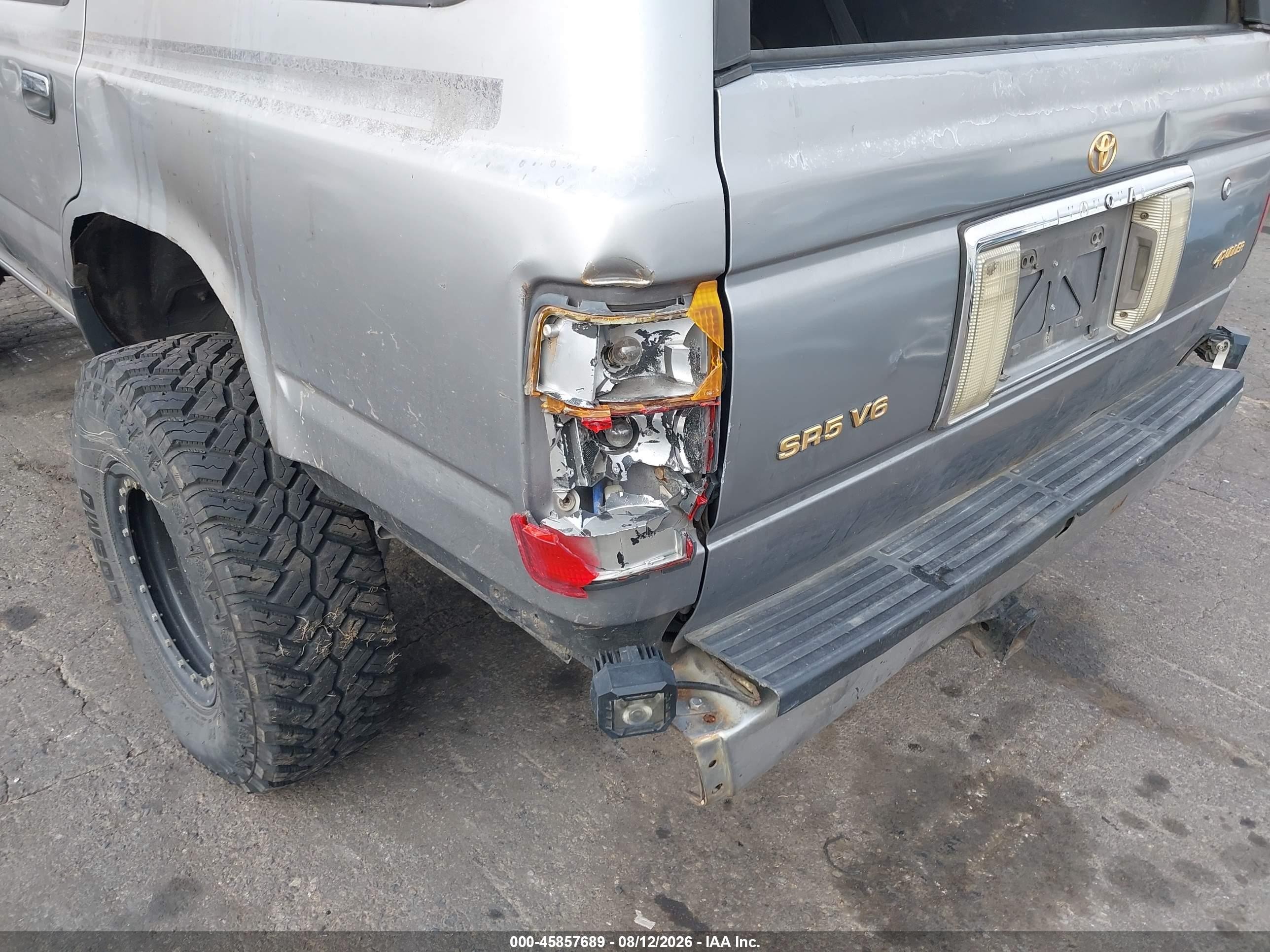 1995 Toyota 4runner Vn39 Sr5 Gray vin: JT3VN39W7S0178706