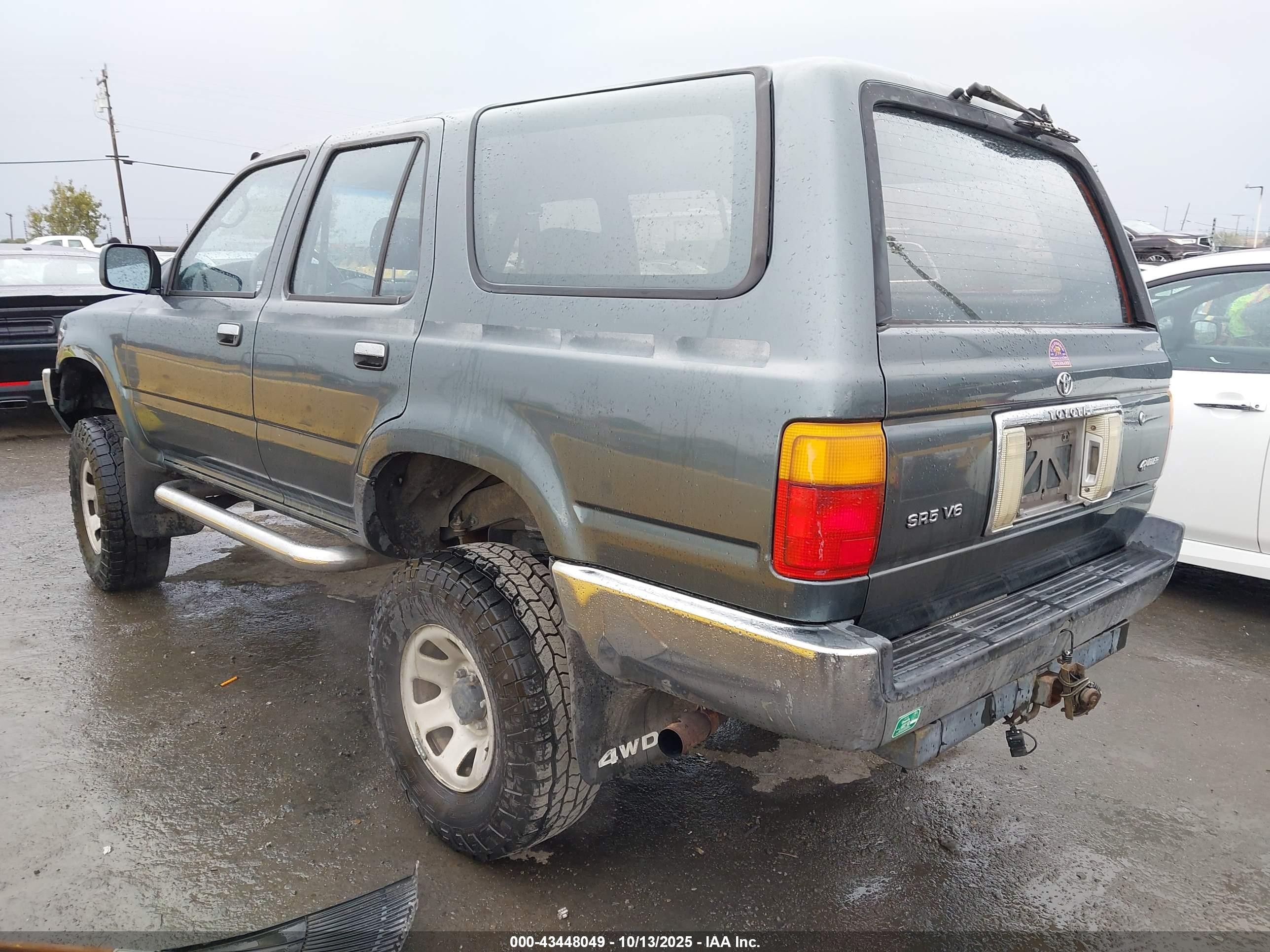 1992 Toyota 4runner Vn39 Sr5 Синий vin: JT3VN39W8N0083933