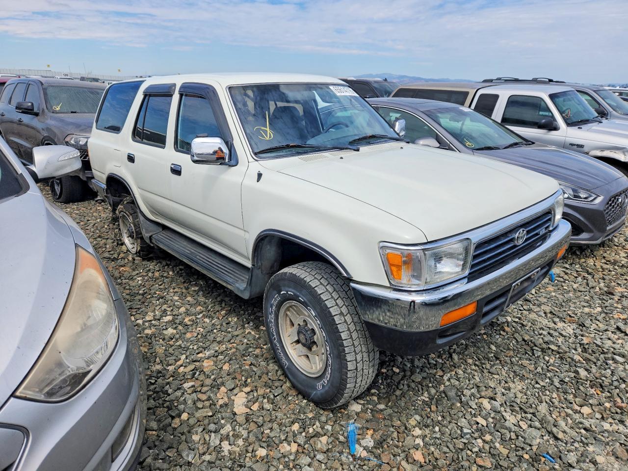 1995 Toyota 4runner Sr5 V6 White vin: JT3VN39W8S0172378
