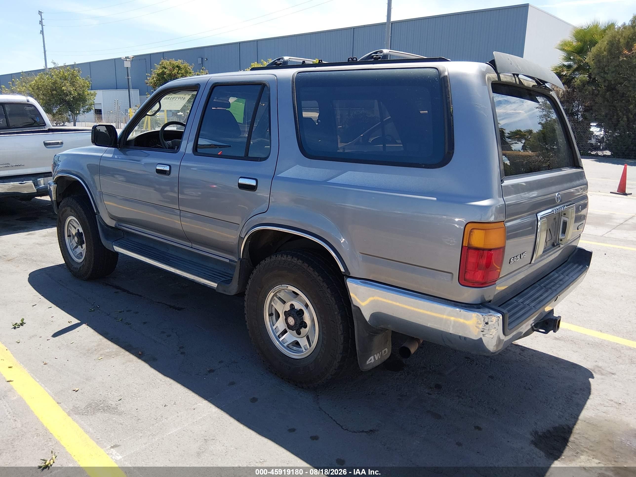 1993 Toyota 4runner Vn39 Sr5 Silver vin: JT3VN39WXP0110052