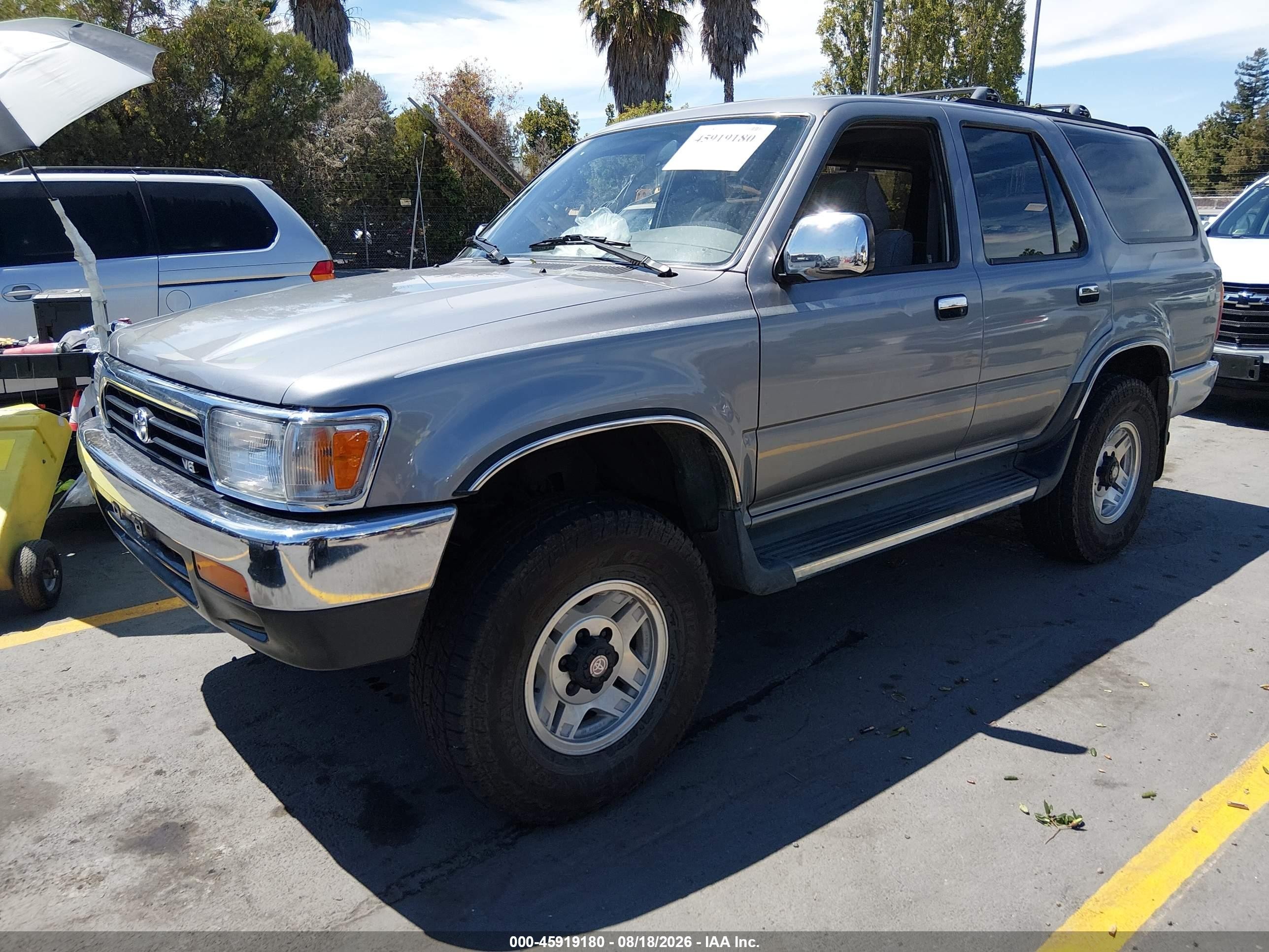 1993 Toyota 4runner Vn39 Sr5 Silver vin: JT3VN39WXP0110052