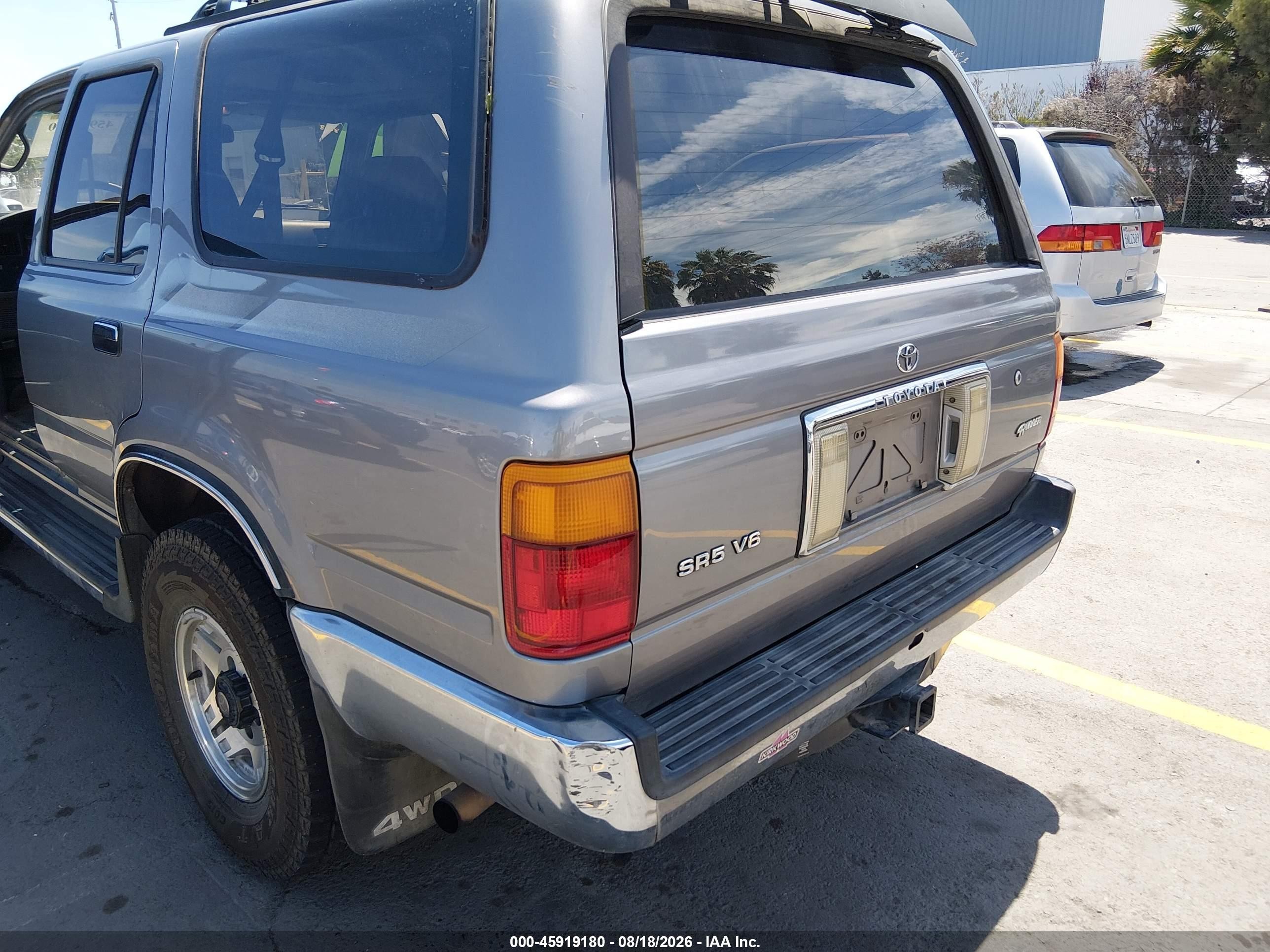1993 Toyota 4runner Vn39 Sr5 Silver vin: JT3VN39WXP0110052