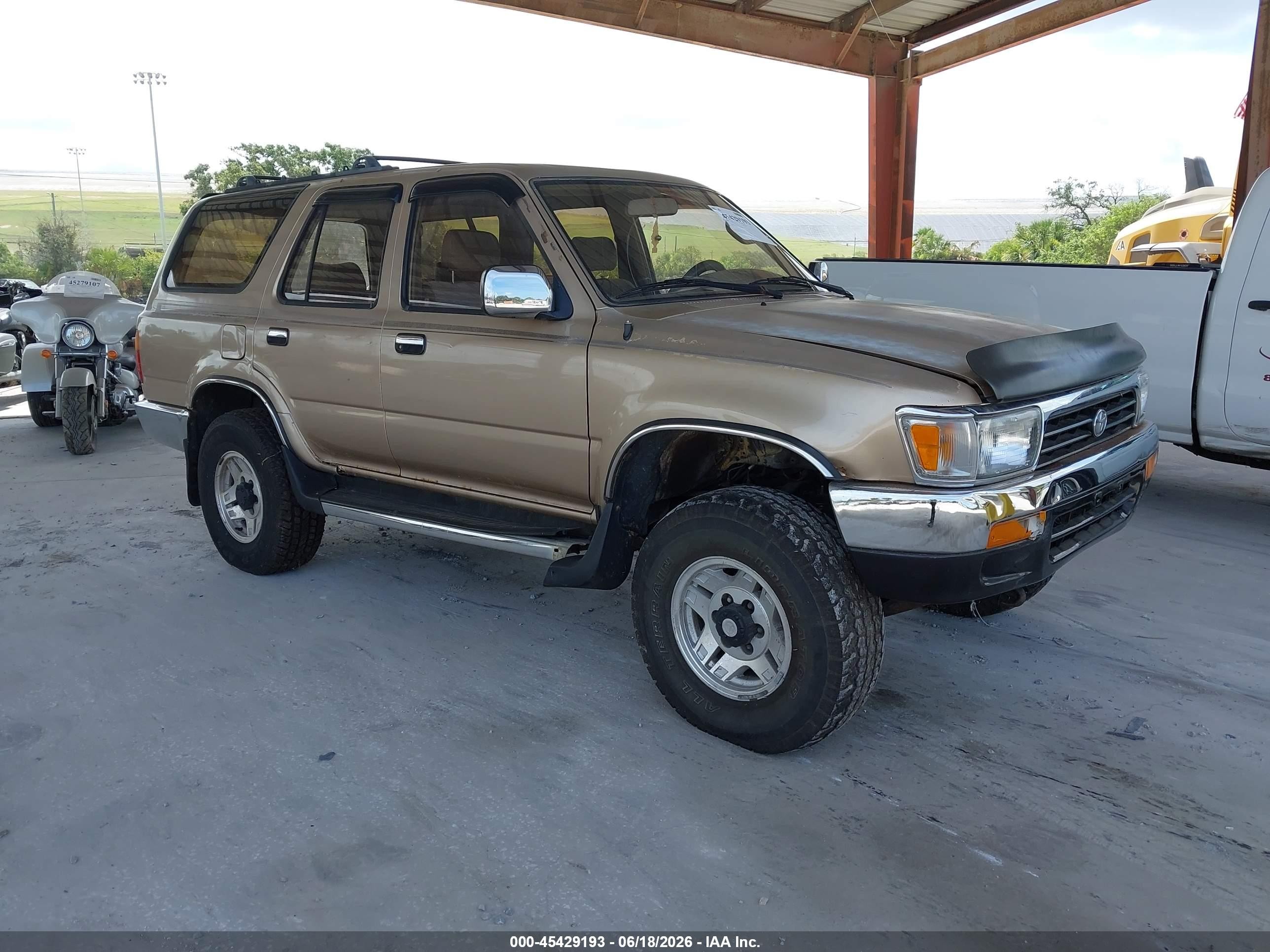 1995 Toyota 4runner Vn39 Sr5 Tan vin: JT3VN39WXS0181423