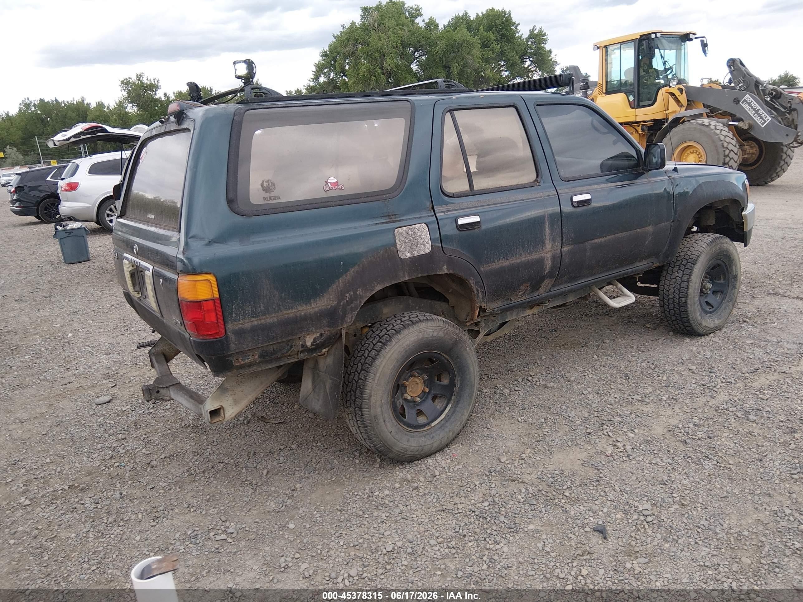 1995 Toyota 4runner Vn39 Sr5 Green vin: JT3VN39WXS0182068