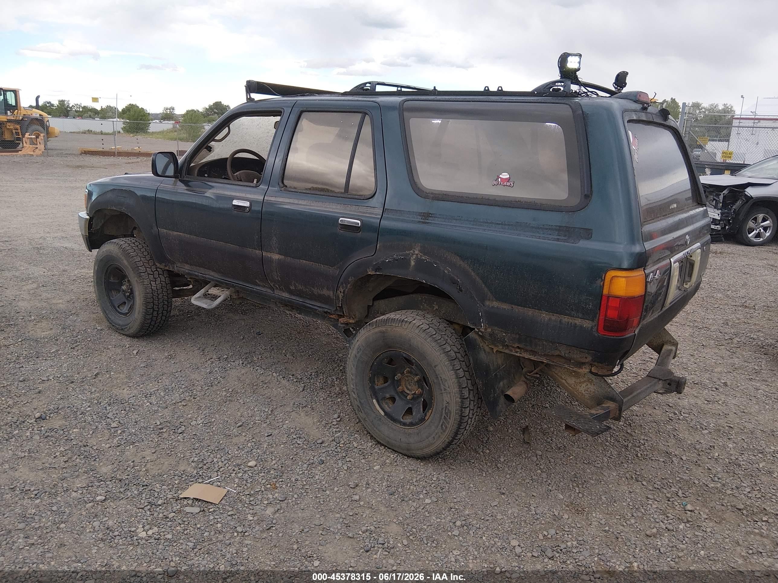 1995 Toyota 4runner Vn39 Sr5 Green vin: JT3VN39WXS0182068