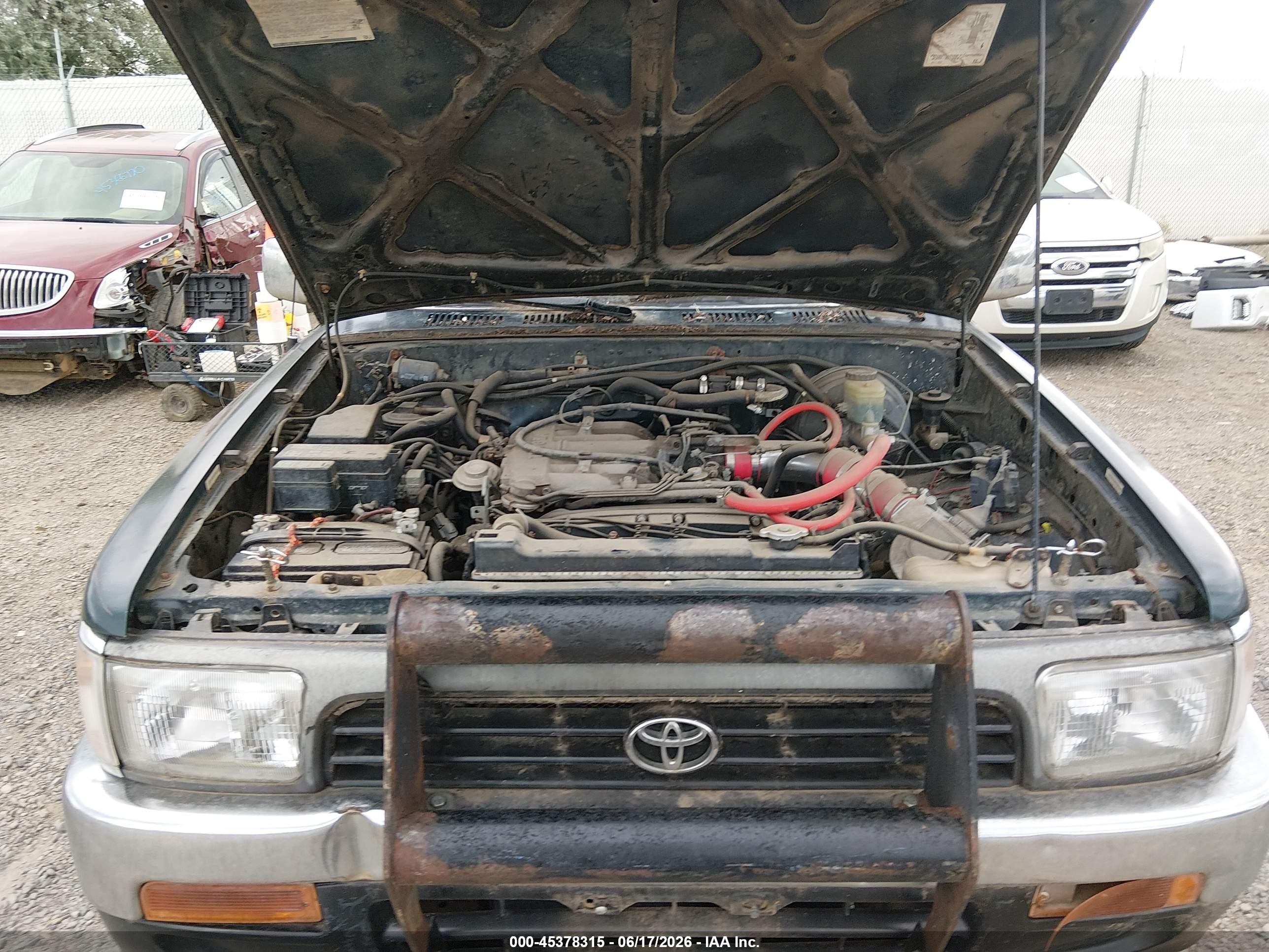 1995 Toyota 4runner Vn39 Sr5 Green vin: JT3VN39WXS0182068