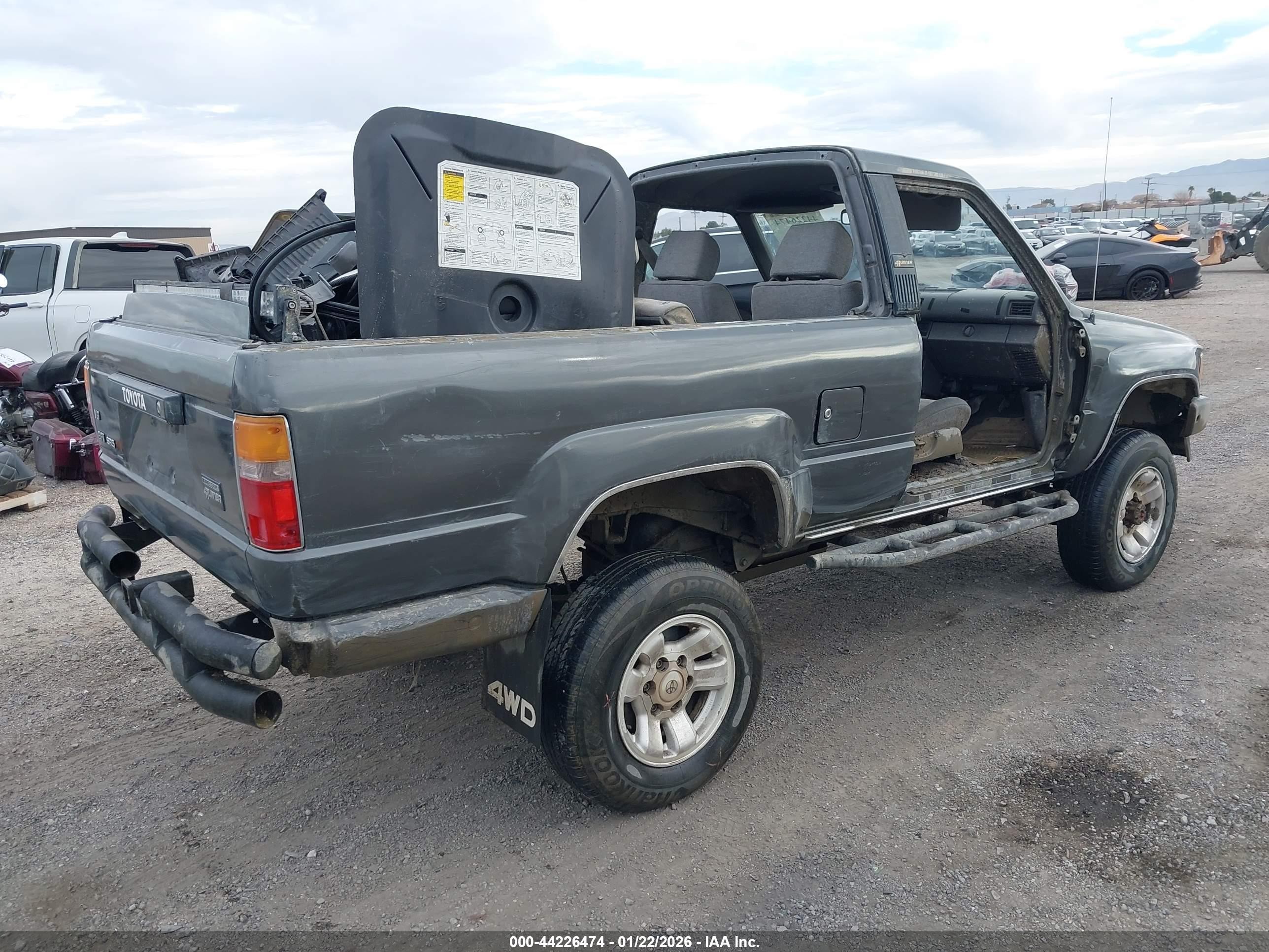 1988 Toyota 4runner Vn66 Sr5 Gray vin: JT3VN66W2J0005258