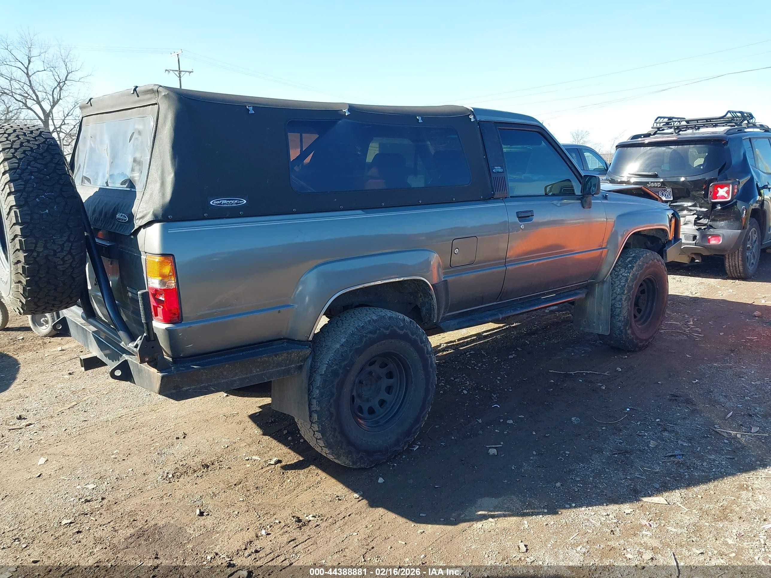 1988 Toyota 4runner Vn66 Sr5 Gray vin: JT3VN66W6J0014383
