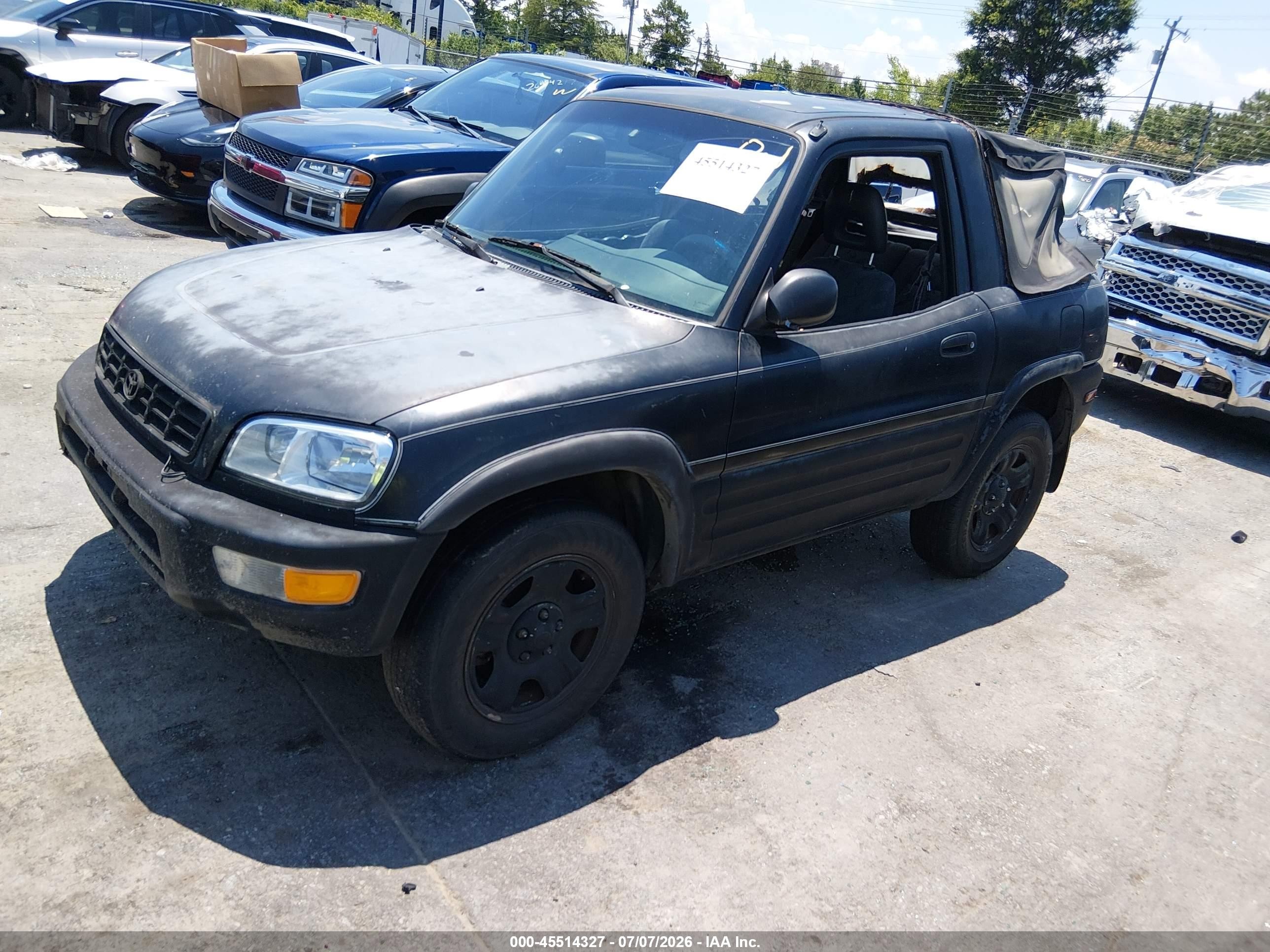 1998 Toyota Rav4 Softtop Black vin: JT3XP10V0W0013100