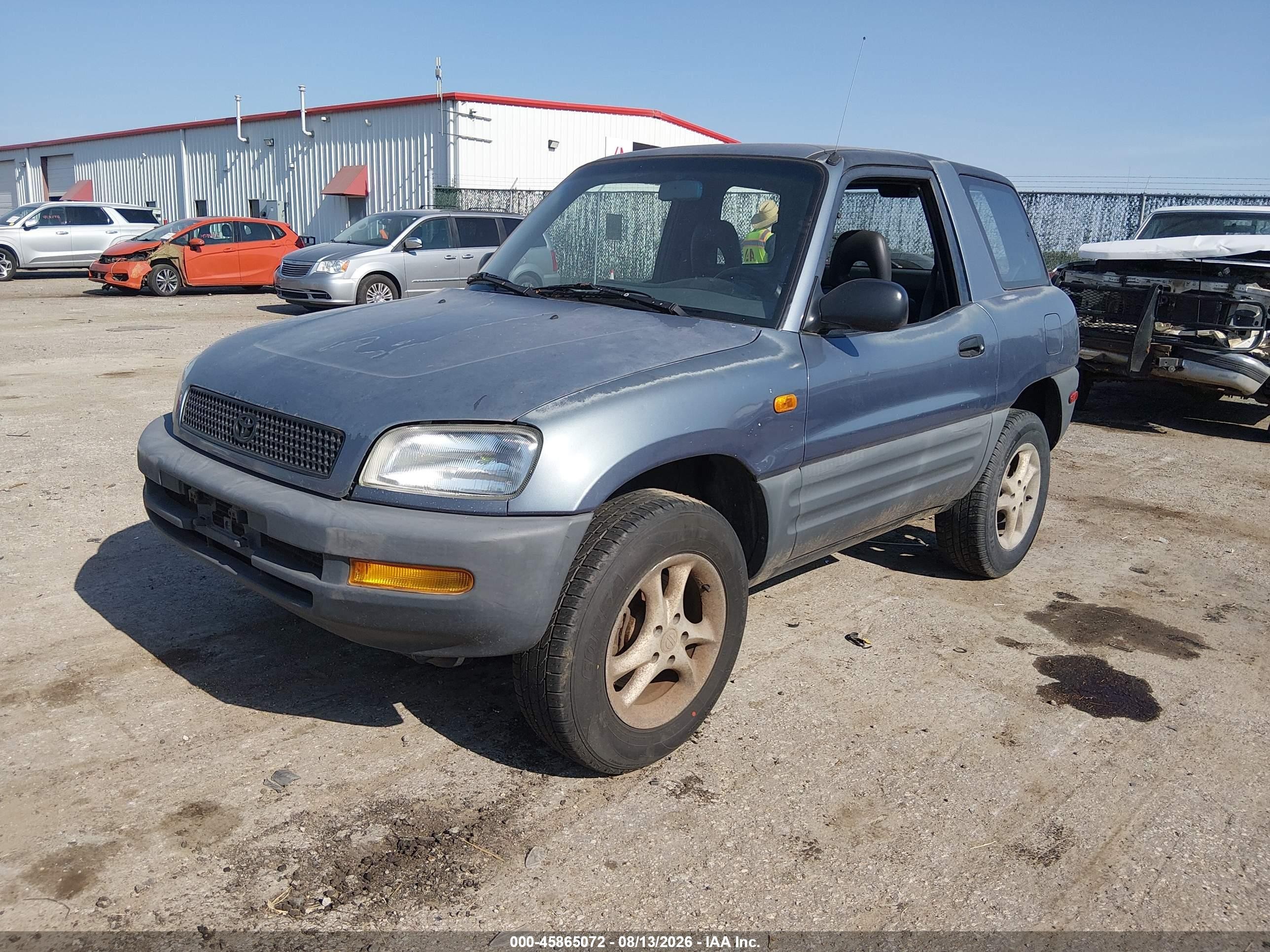 1996 Toyota Rav4   Blue vin: JT3XP10V6T0003473