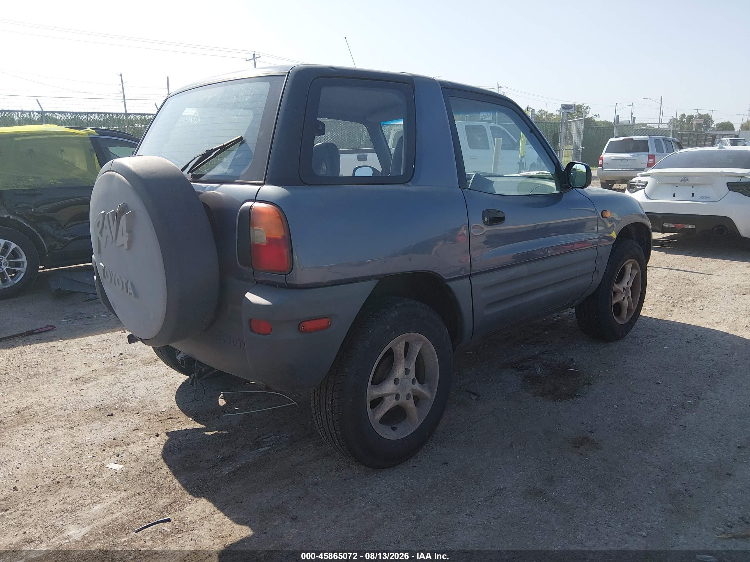 1996 Toyota Rav4   Blue vin: JT3XP10V6T0003473