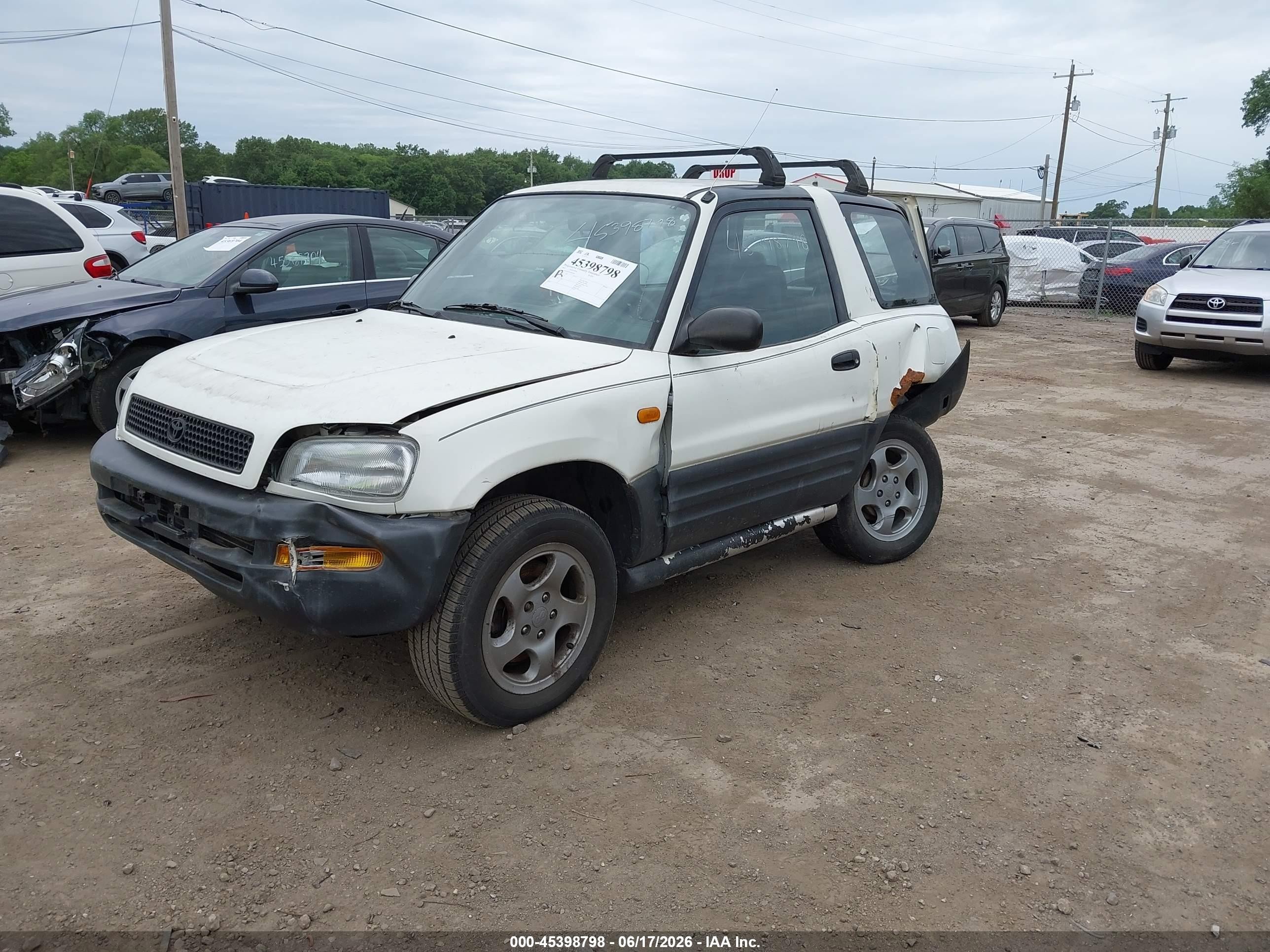 1997 Toyota Rav4   White vin: JT3XP10VXV0005830