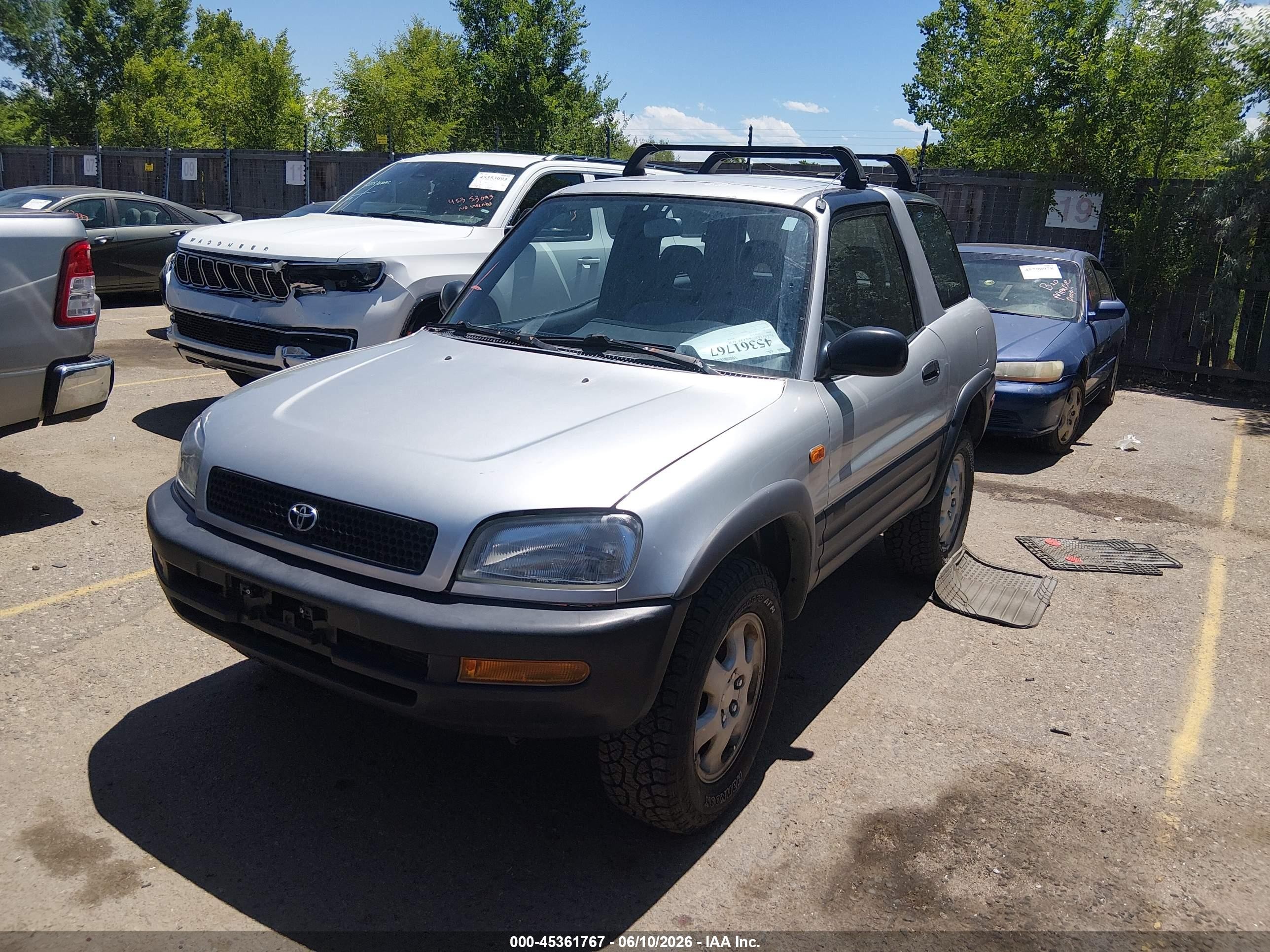 1996 Toyota Rav4   Silver vin: JT3YP10V0T0115576