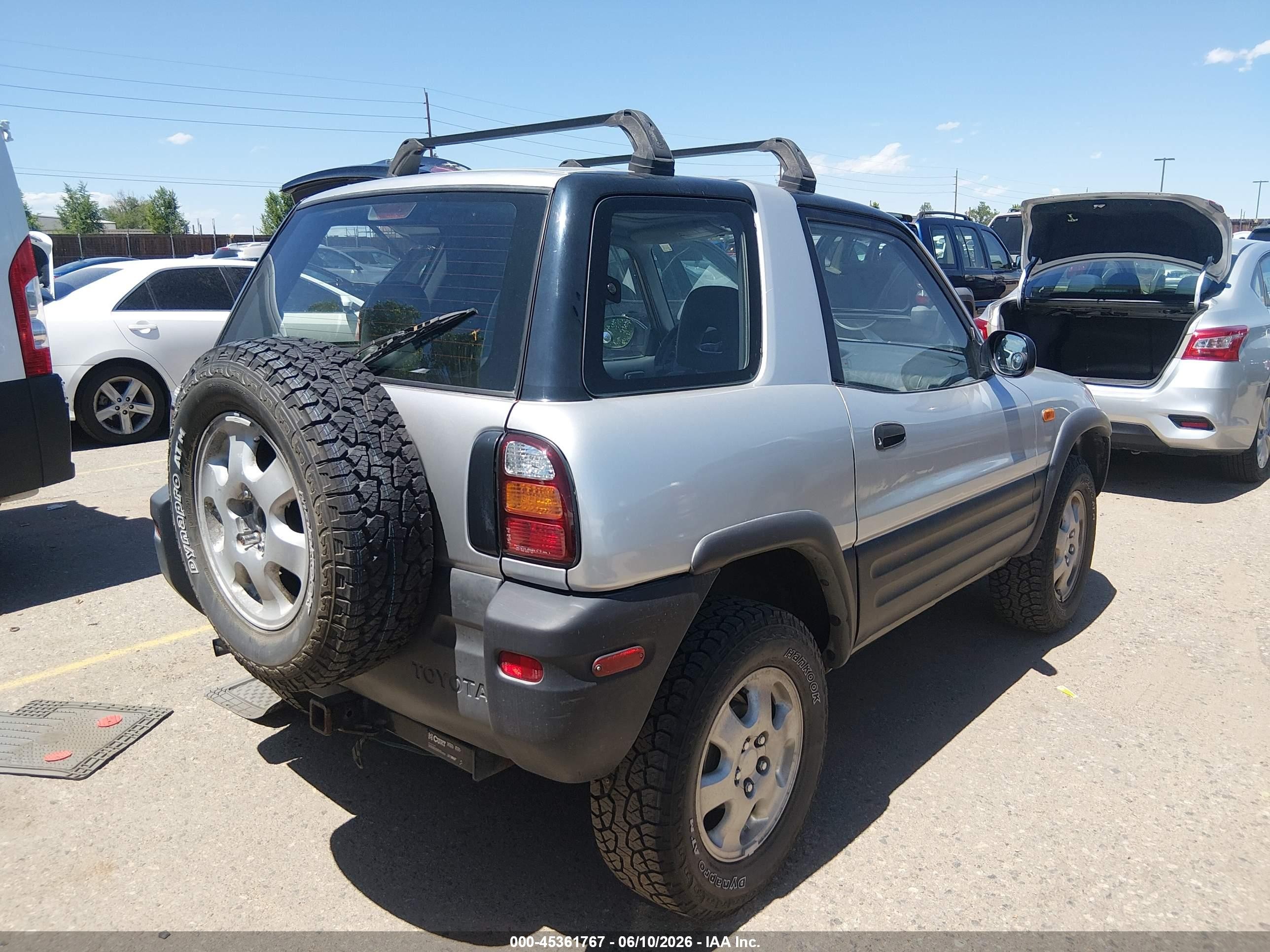 1996 Toyota Rav4   Silver vin: JT3YP10V0T0115576