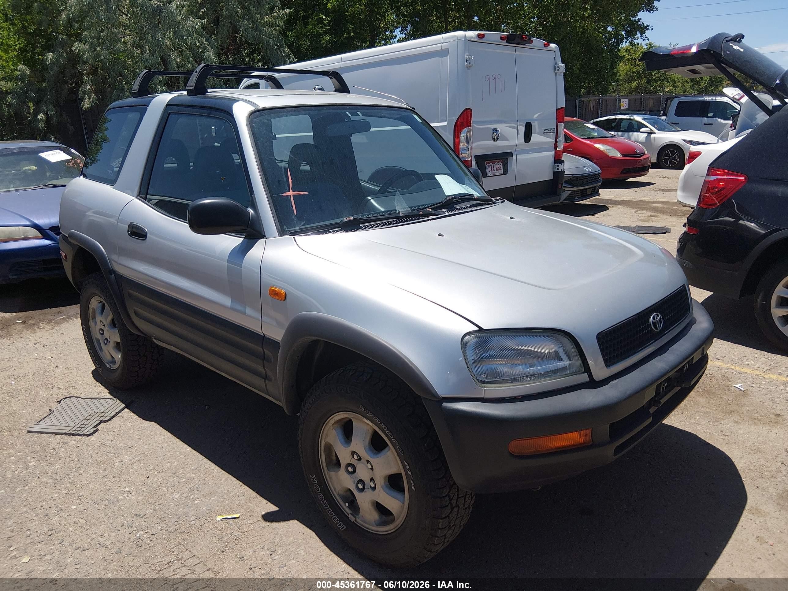 1996 Toyota Rav4   Silver vin: JT3YP10V0T0115576