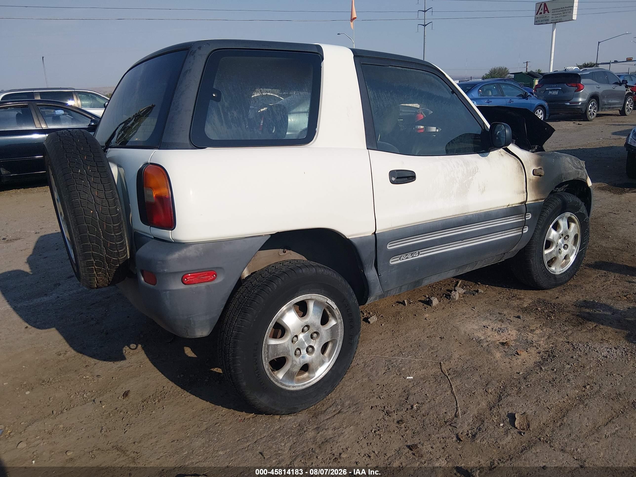 1996 Toyota Rav4   White vin: JT3YP10V6T0124282