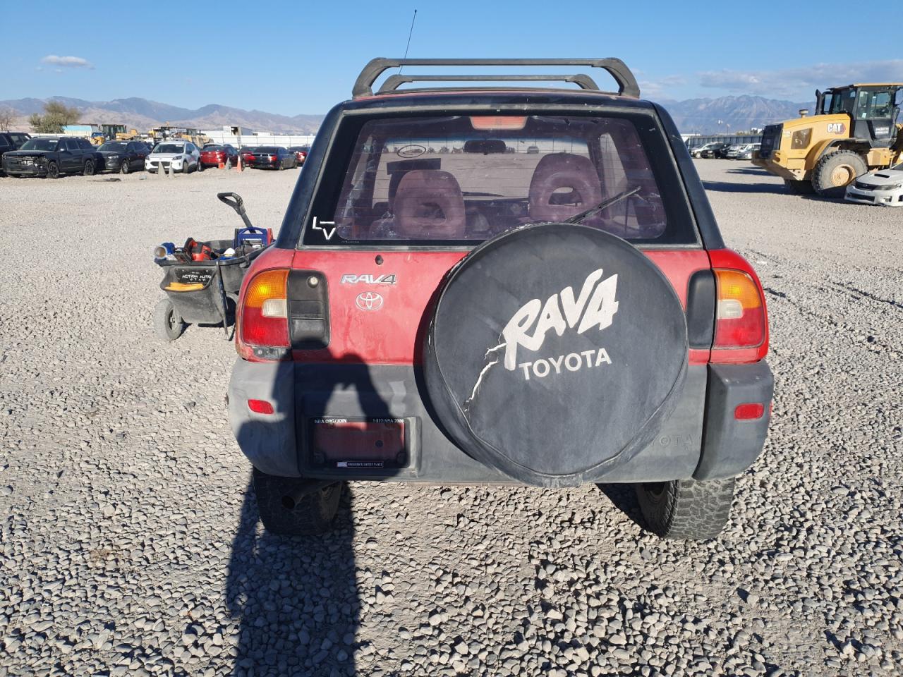 1996 Toyota Rav4 Красный vin: JT3YP10V9T0118699