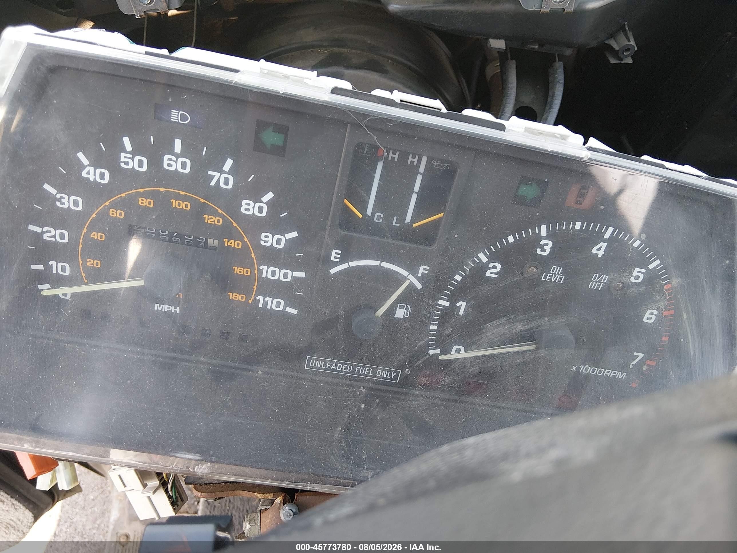 1989 Toyota Van Wagon Le Gray vin: JT3YR26W4K5052709